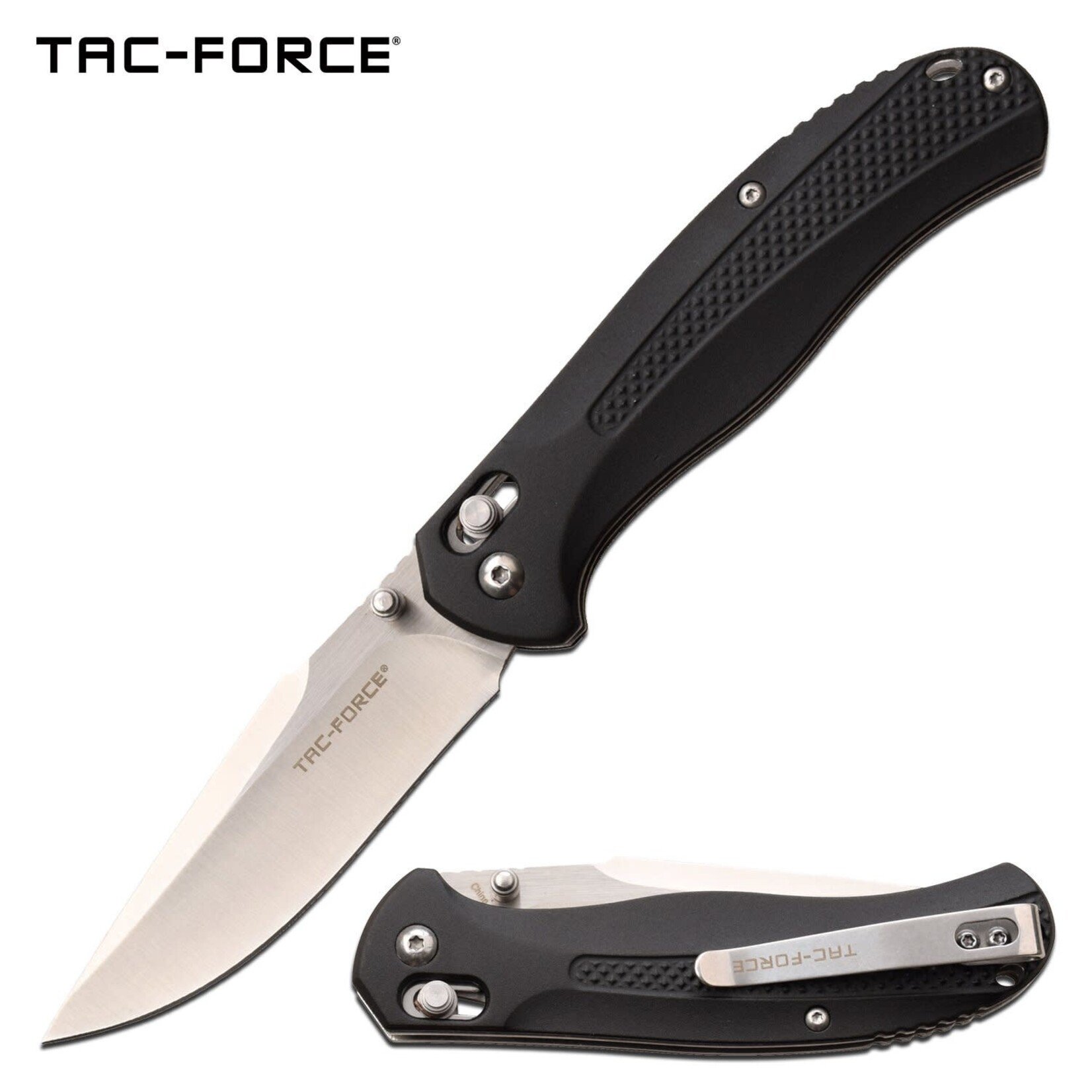 Tac-Force Tac-Force 8 Inch Hunting Manual Rapid Lock Folding Knife - Black