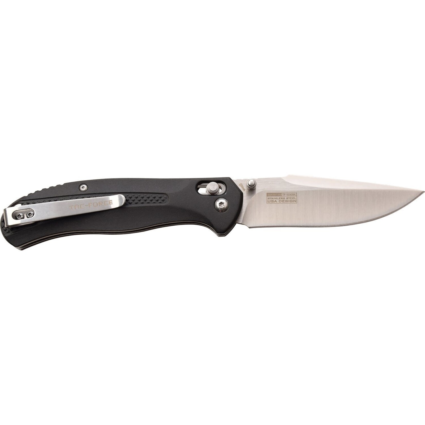 Tac-Force Tac-Force 8 Inch Hunting Manual Rapid Lock Folding Knife - Black