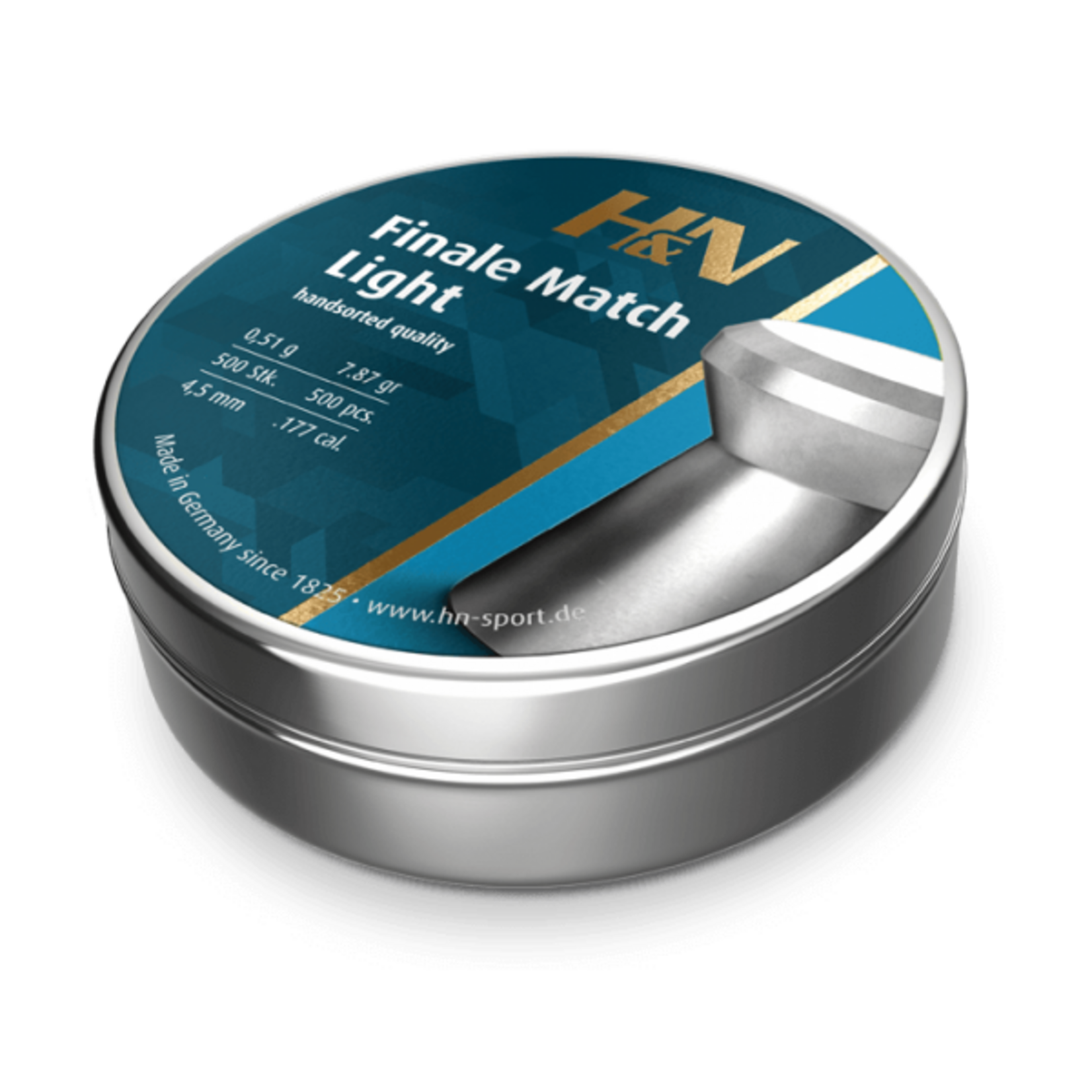 H&N H&N 177Air Finale Match Light Target Pellet - 7.87gr - 500 Pack