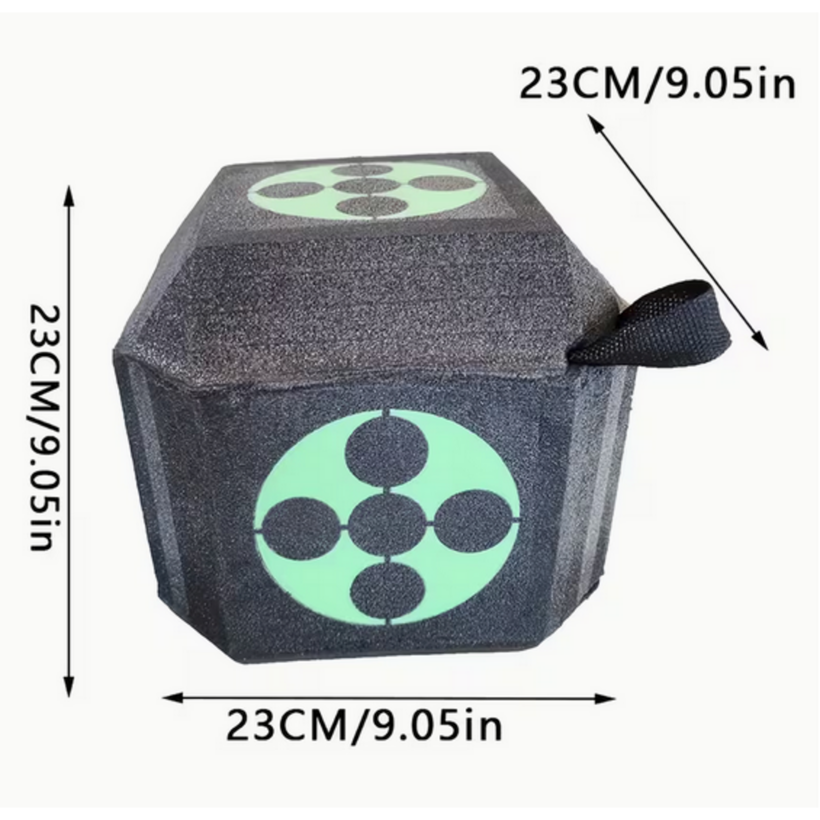 Portable Six Sided Foam Target 23cmx23cmx23cm