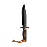Spika Spika Command Bowie Knife - Black