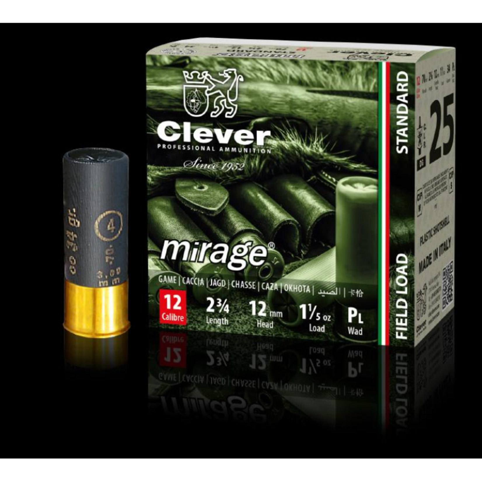CLEVER Clever Mirage Standard Game T2 12G 34gm BB