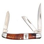 stockman Stockyard Trapper wood 3 blade