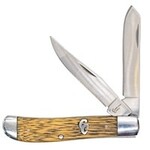 stockman Sagebrush Trapper Wood 2 blade Knife
