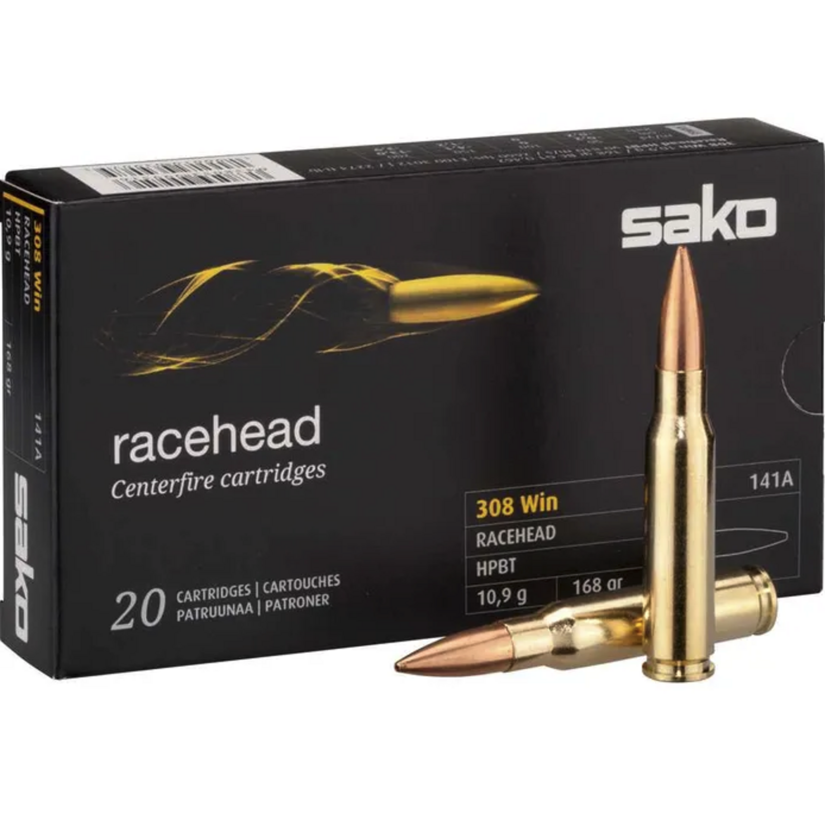 Sako Sako 308Win 168gr TRG  Precision (Lapua Scenar L)- 20 Pack