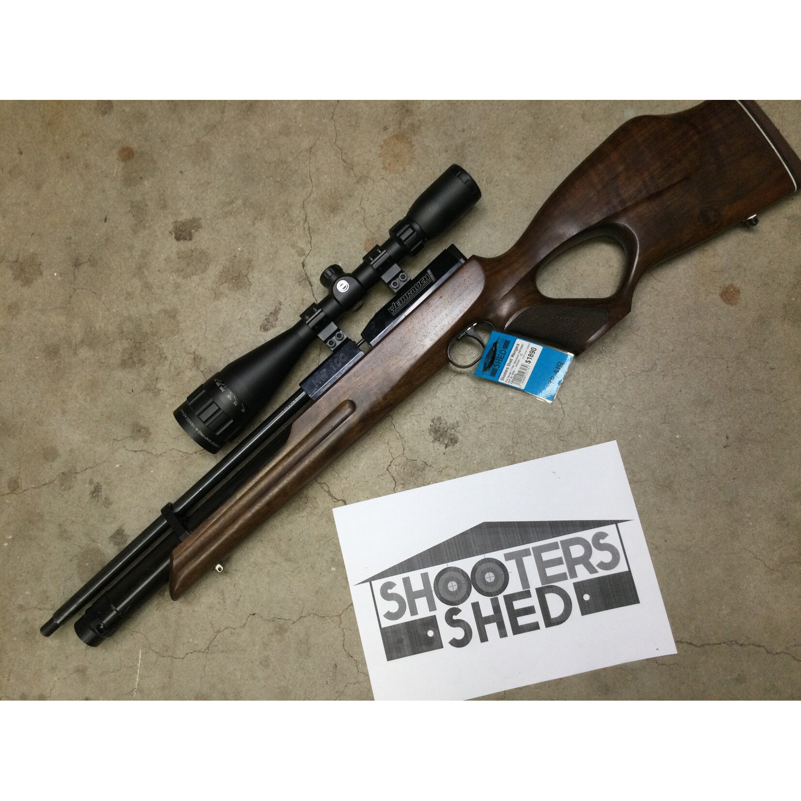 Weihrauch Pre Owned 177Air Weirauch HW100KT PCP Air Rifle - 410mm - ID F00008685 Excl