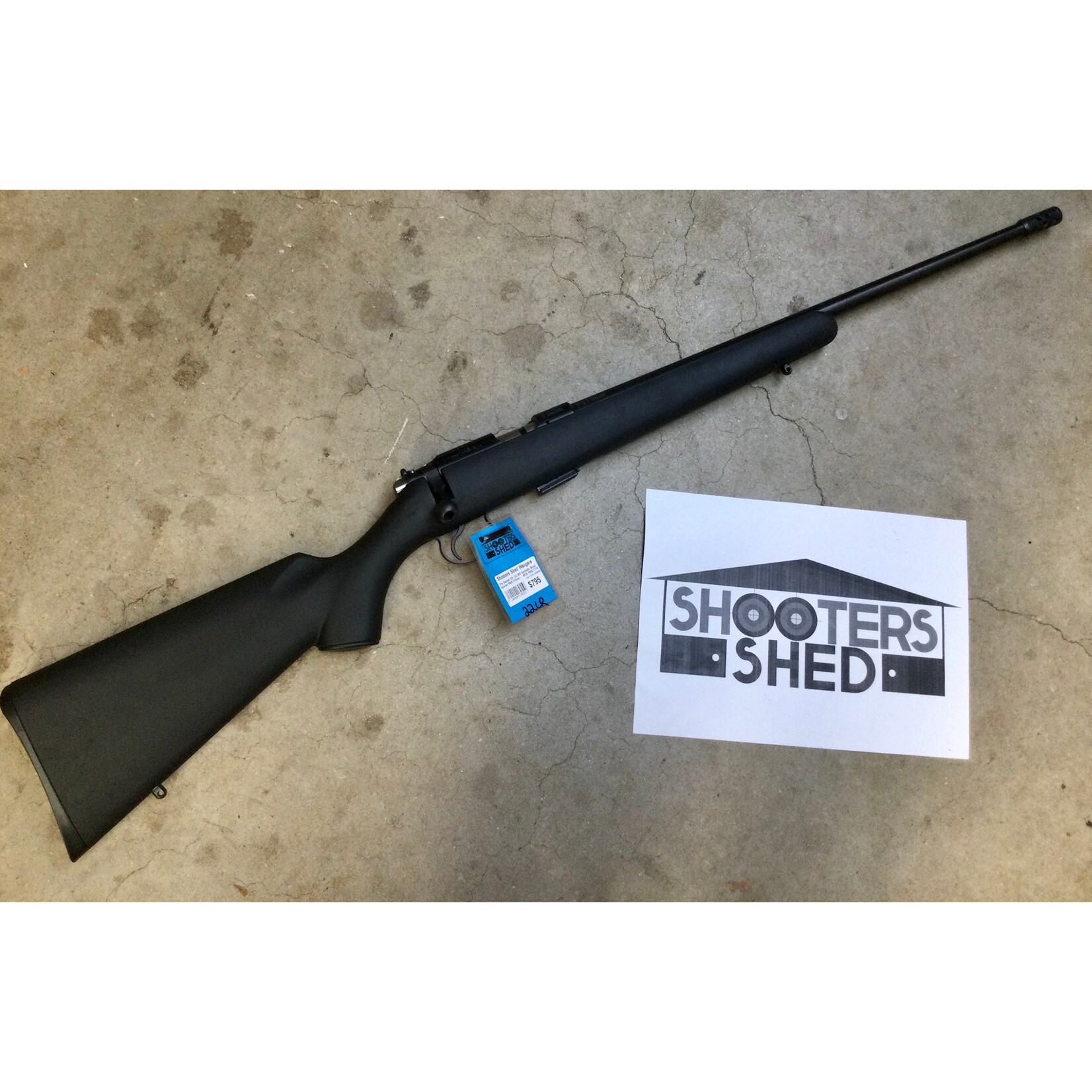 CZ Pre Owned 22lr CZ 455 Synthetic Blued Sporter RBR 510mm - NFID F00017776