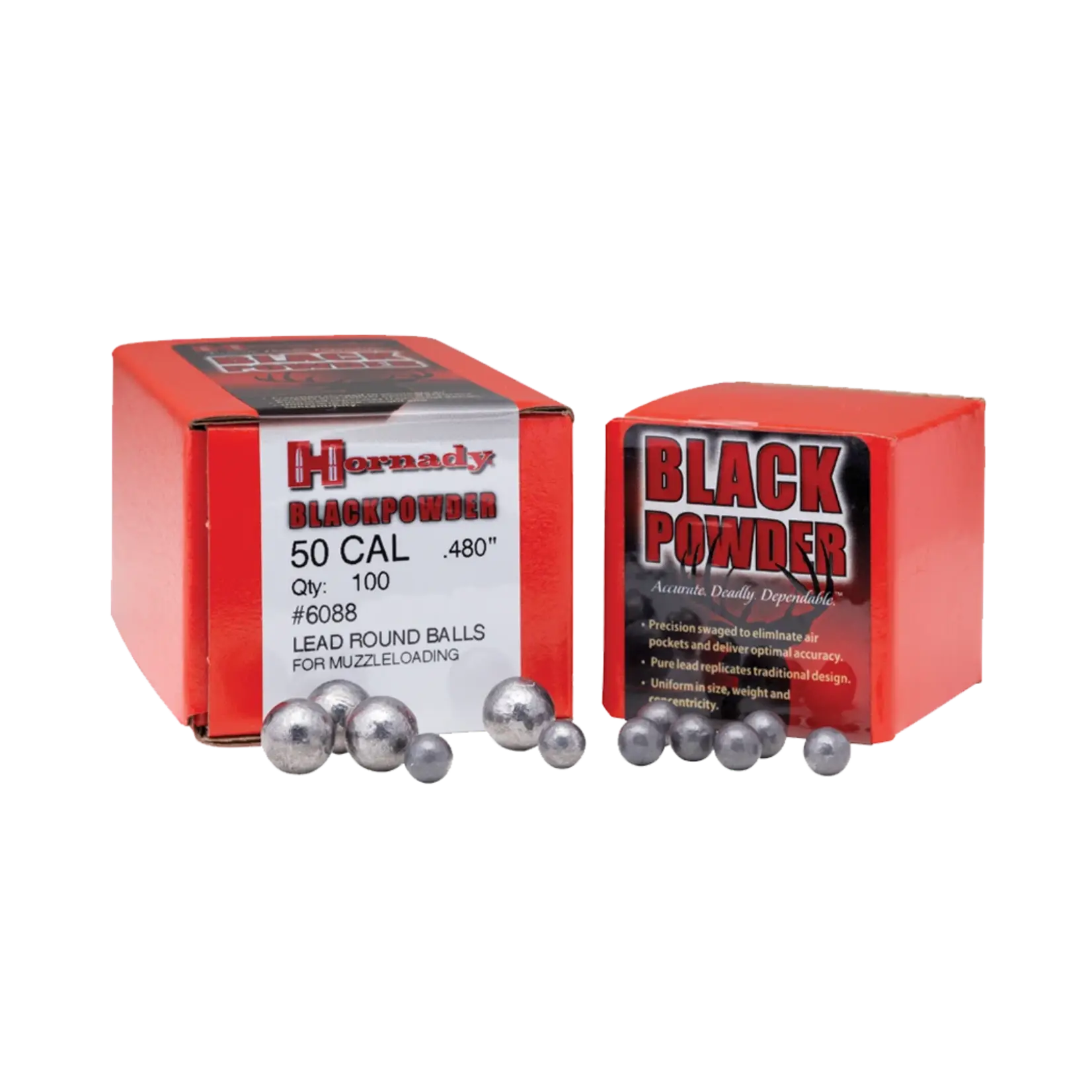 Hornady Hornady 570cal 58 Muzzleloader Lead Round Balls - 50 Pack