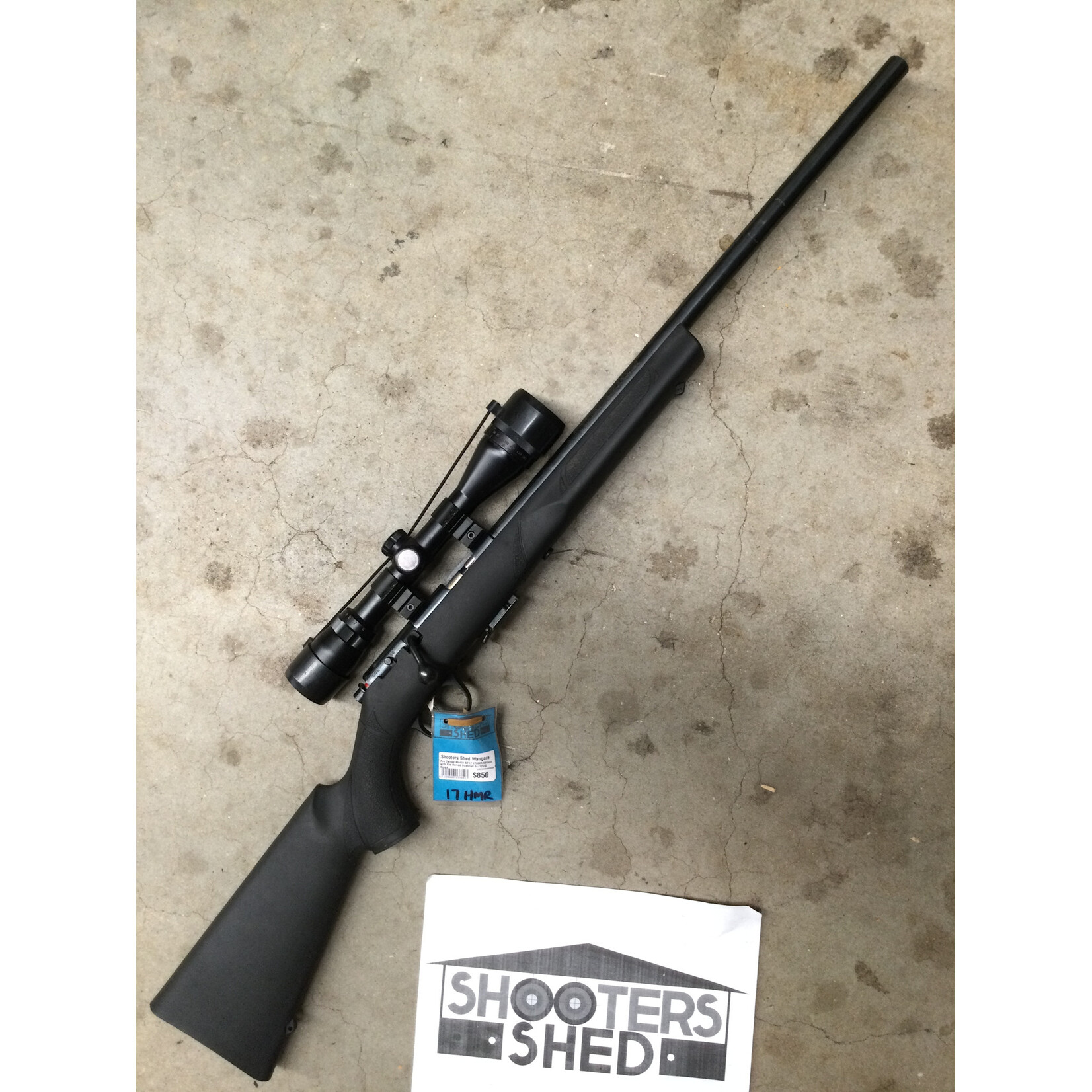 Marlin Pre Owned Marlin XT17 17HMR 560mm with Pre Owned Bushnell 5-12x40 Scope