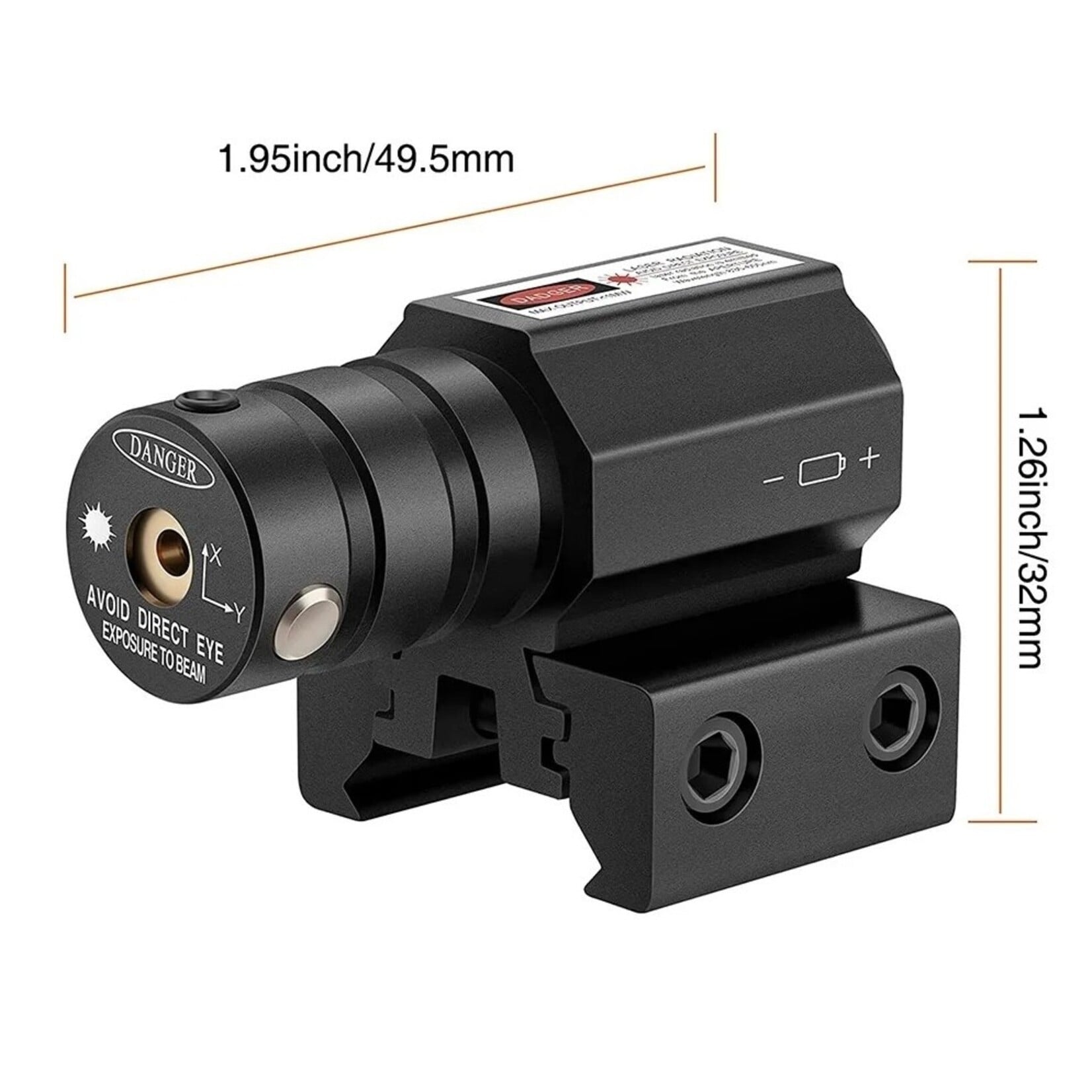 Taylor Tactical Red Laser Sight with Pic rail