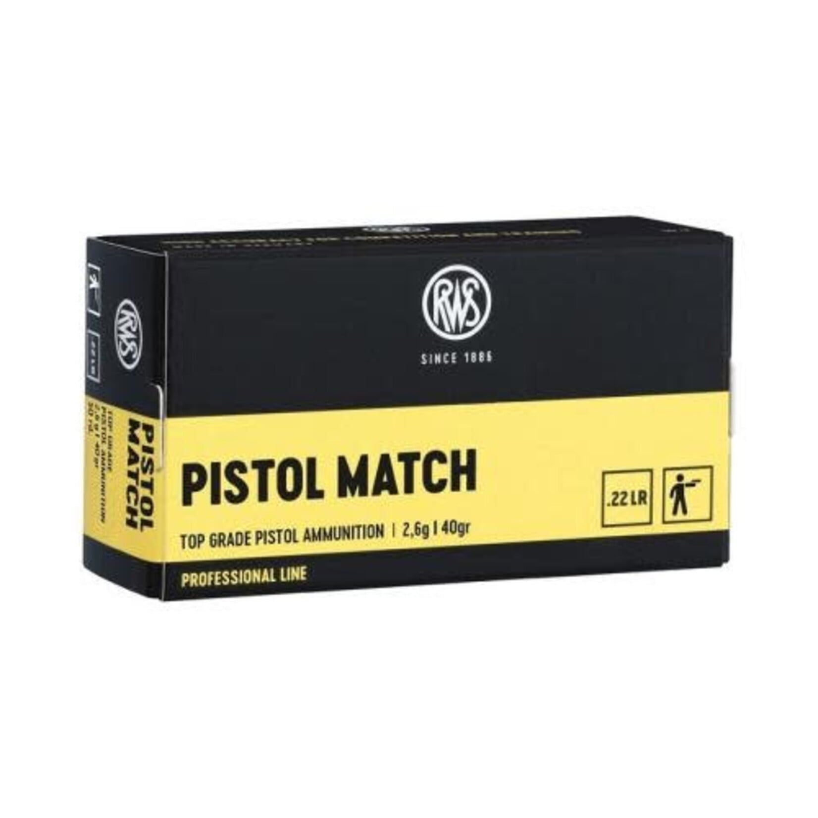 RWS RWS 22lr 40gr LRN "Pistol Match" - 50 Pack