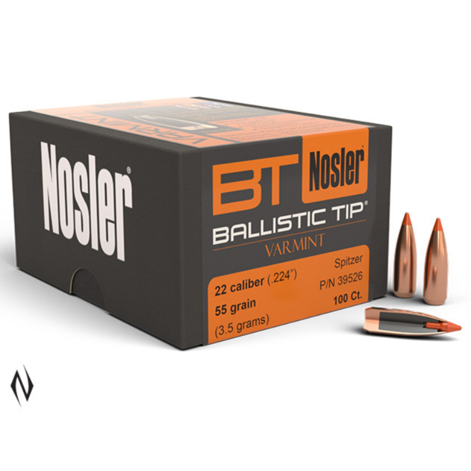 Nosler NOSLER 224 55GR BALLISTIC TIP 100PK