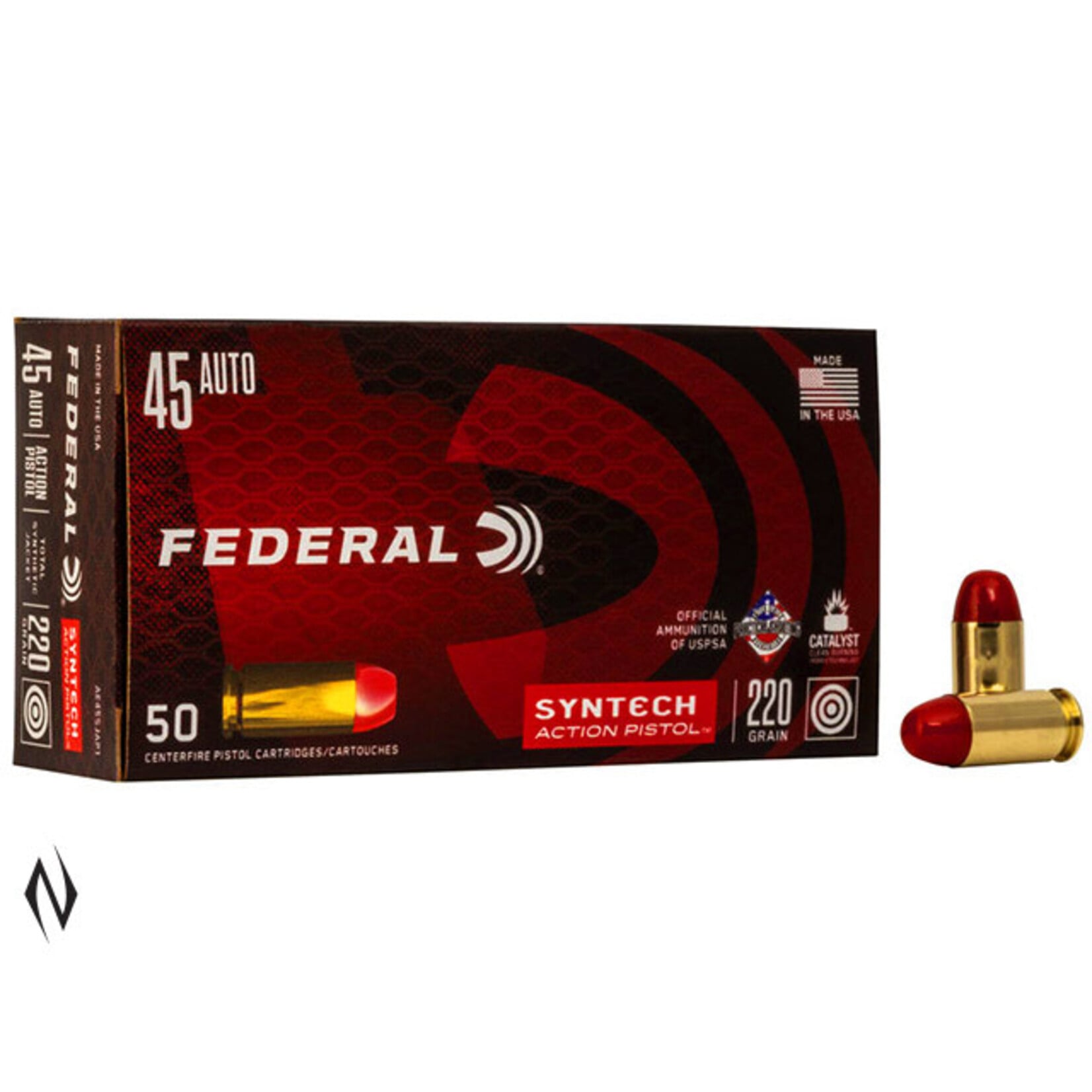 Federal Ammunition FEDERAL 45 ACP 220GR TSJ SYNTECH ACTION PISTOL AMERICAN EAGLE