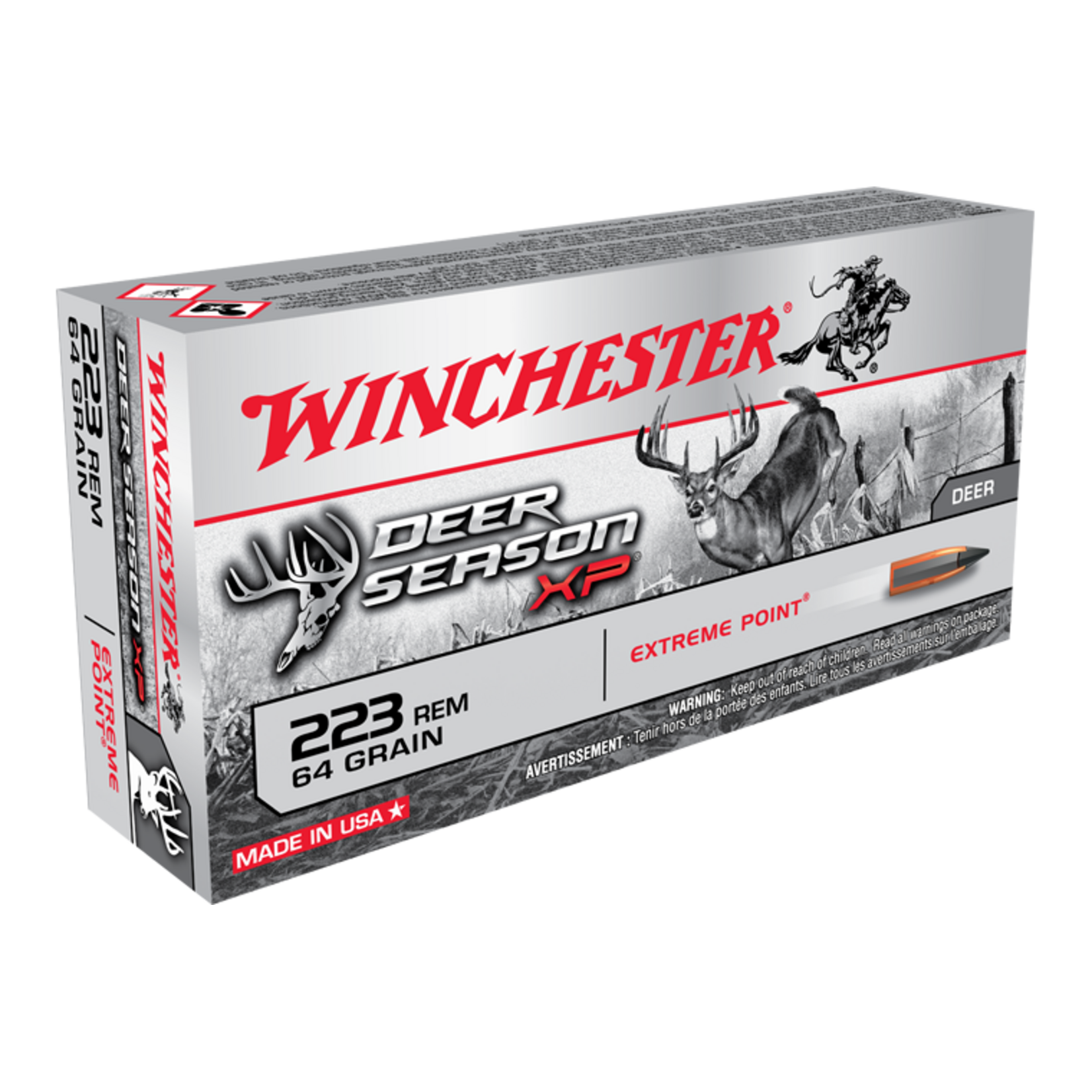 Winchester Winchester 223Rem 64gr Deer Season 3020fps - 20 Pack