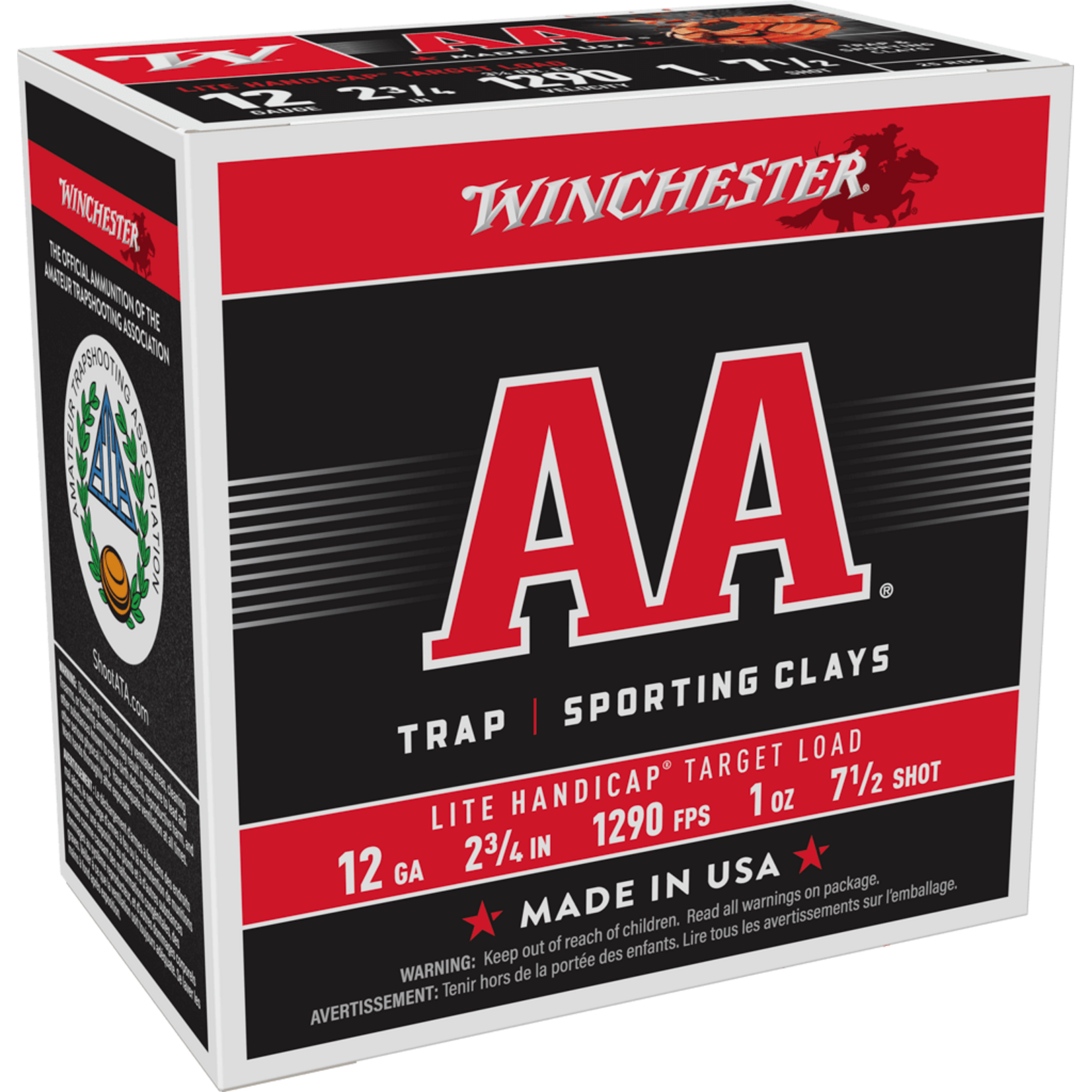 Winchester Winchester AA Lite Handicap 12G 7.5 1290fps 2-3/4" 28gm  - 250slab