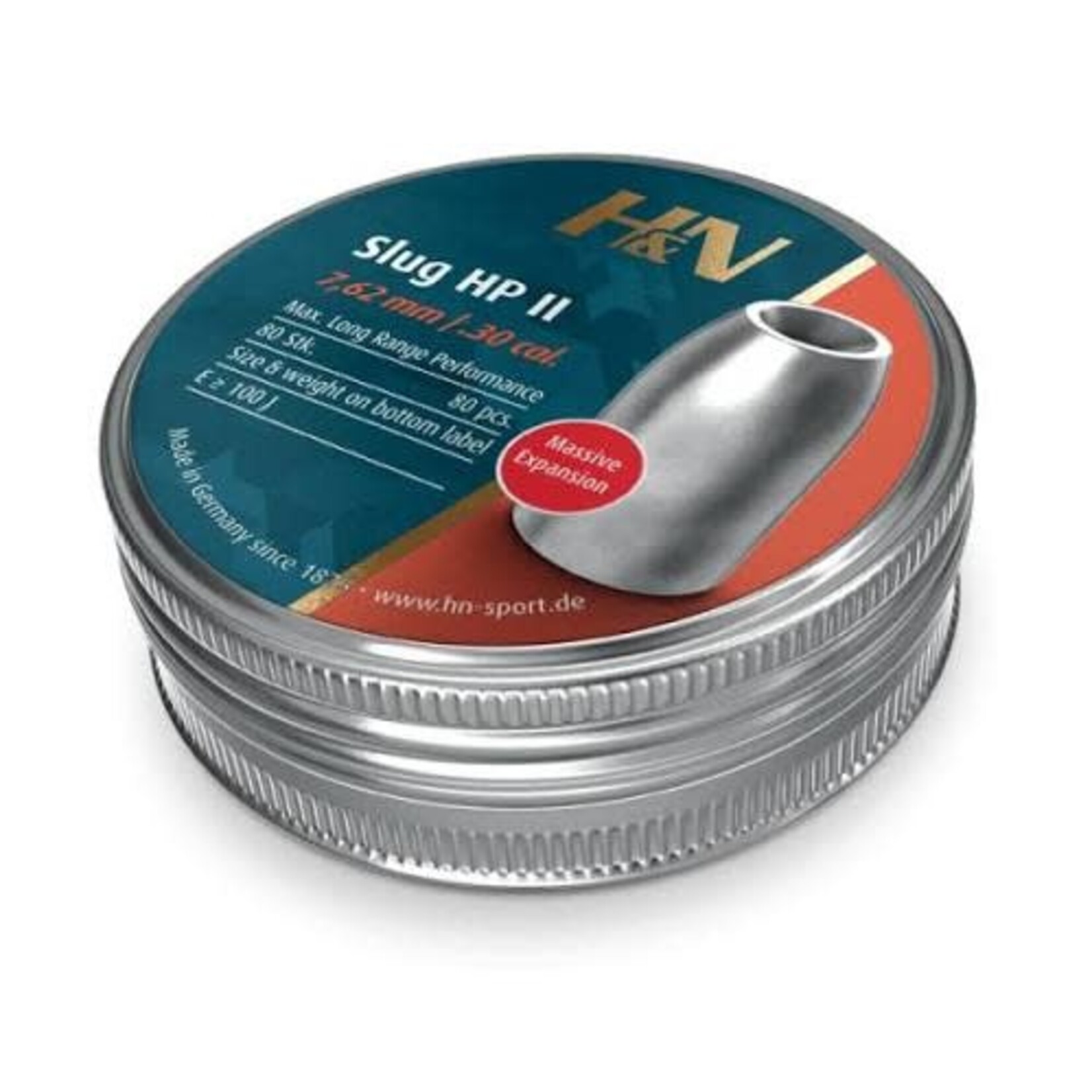 H&N H&N Slug .30Air Pellet - 54gr - 80 Pack