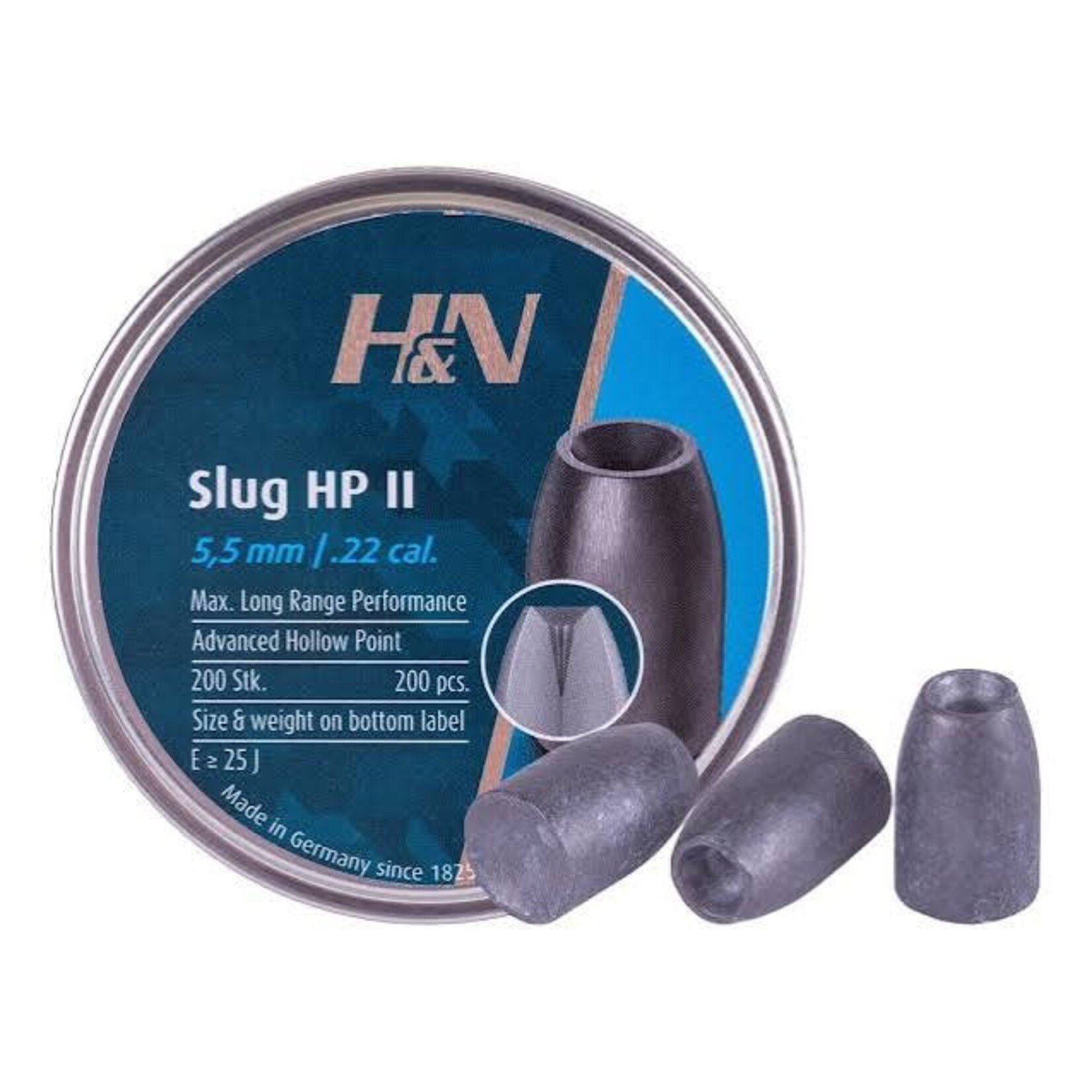 H&N H&N Slug  Air Pellet Slug HP ,217/25gr 22CAL
