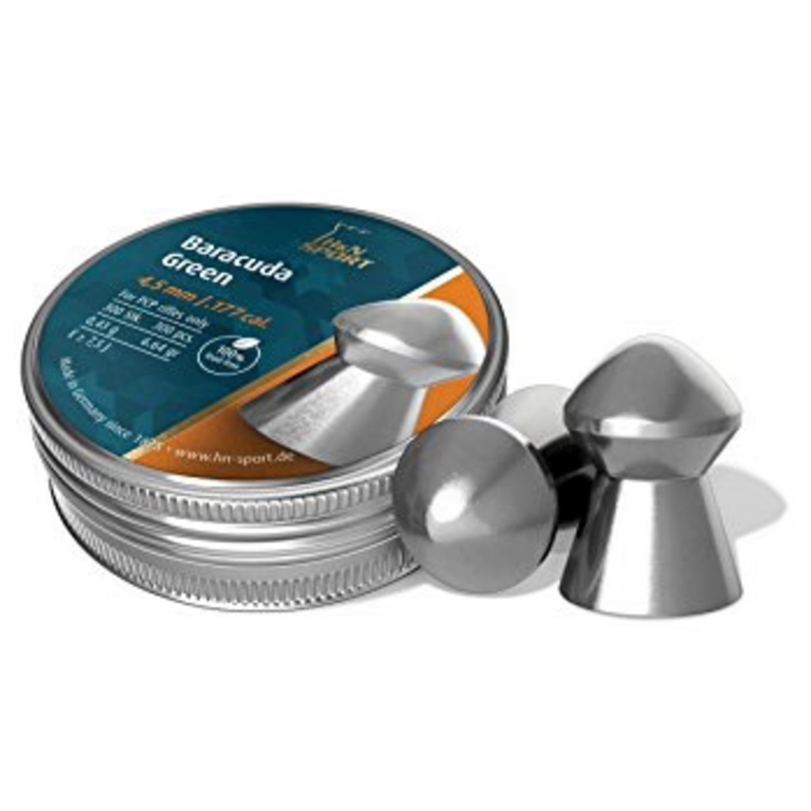 H&N H&N 177Air Baracuda Green Pellet 6.64gr - 300 Pack