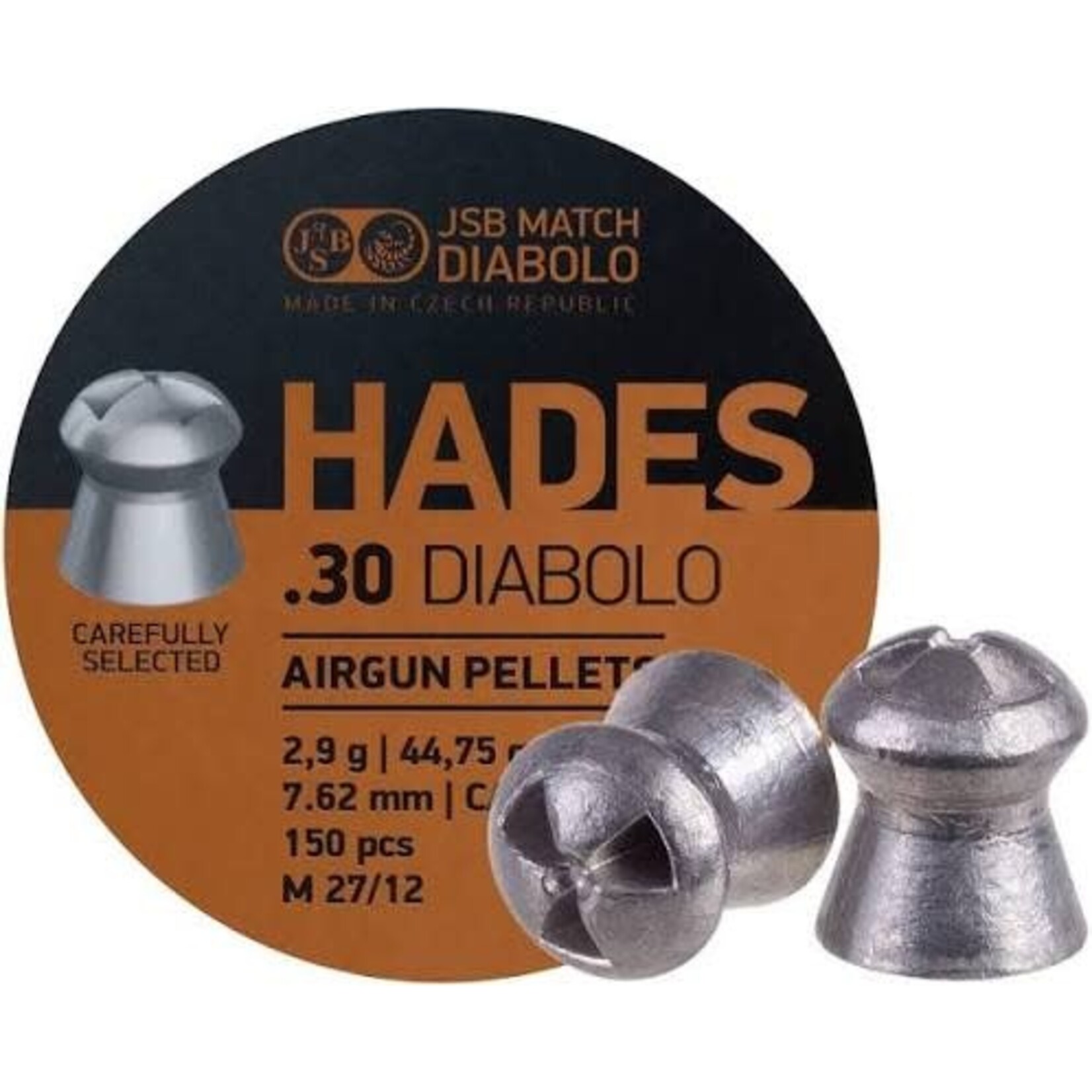 JSB JSB Hades Diabolo 30Air 44.75gr Pellet - 150 pack
