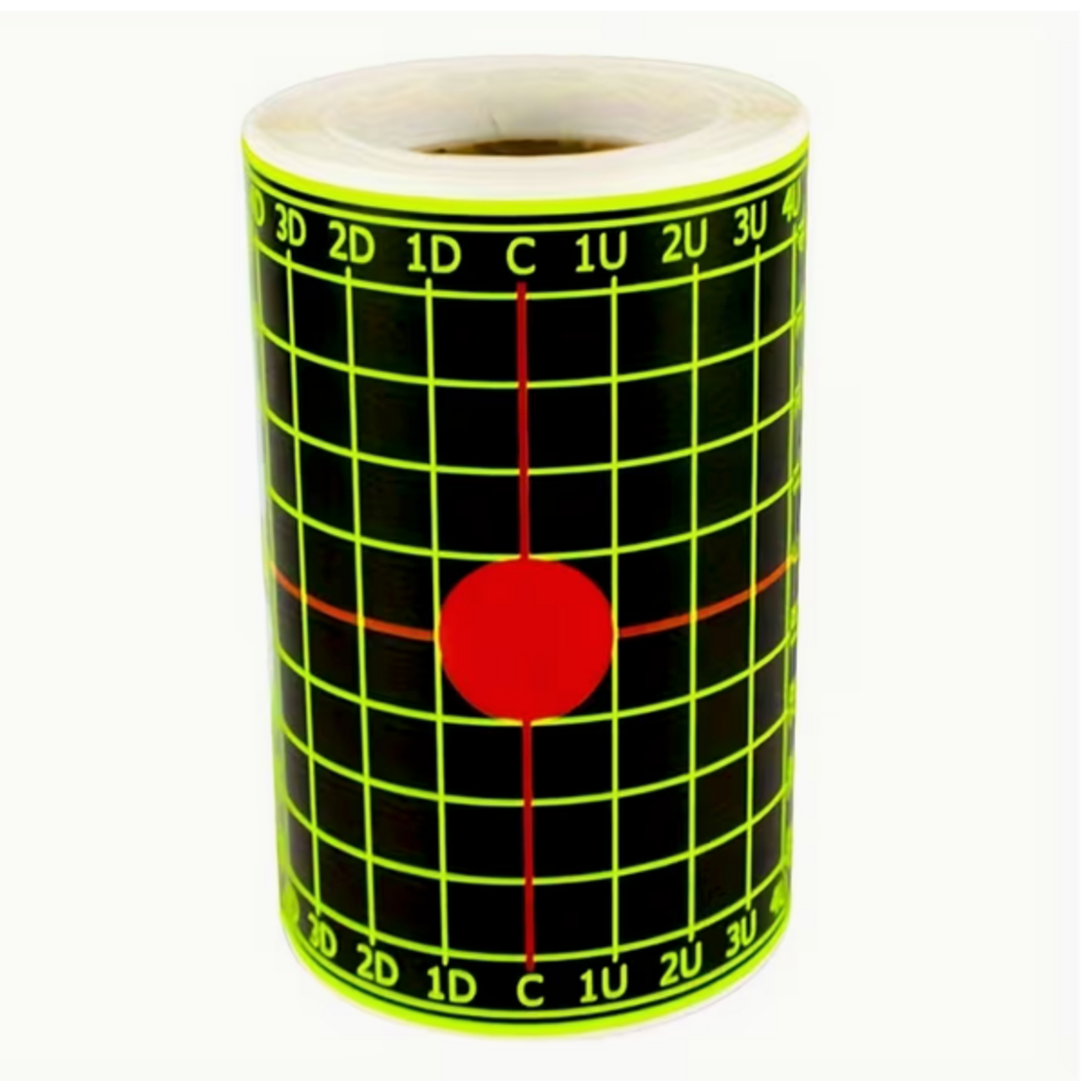 100pcs 4-Inch Square Splash Aiming Target Practice Fluorescent Target Stickers
