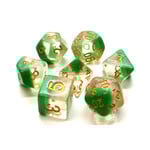 Old School Old School 7 Piece DnD RPG Dice Set: Luminous - Morning Mist