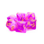 Old School Old School 7 Piece DnD RPG Dice Set: Nebula - Light Purple