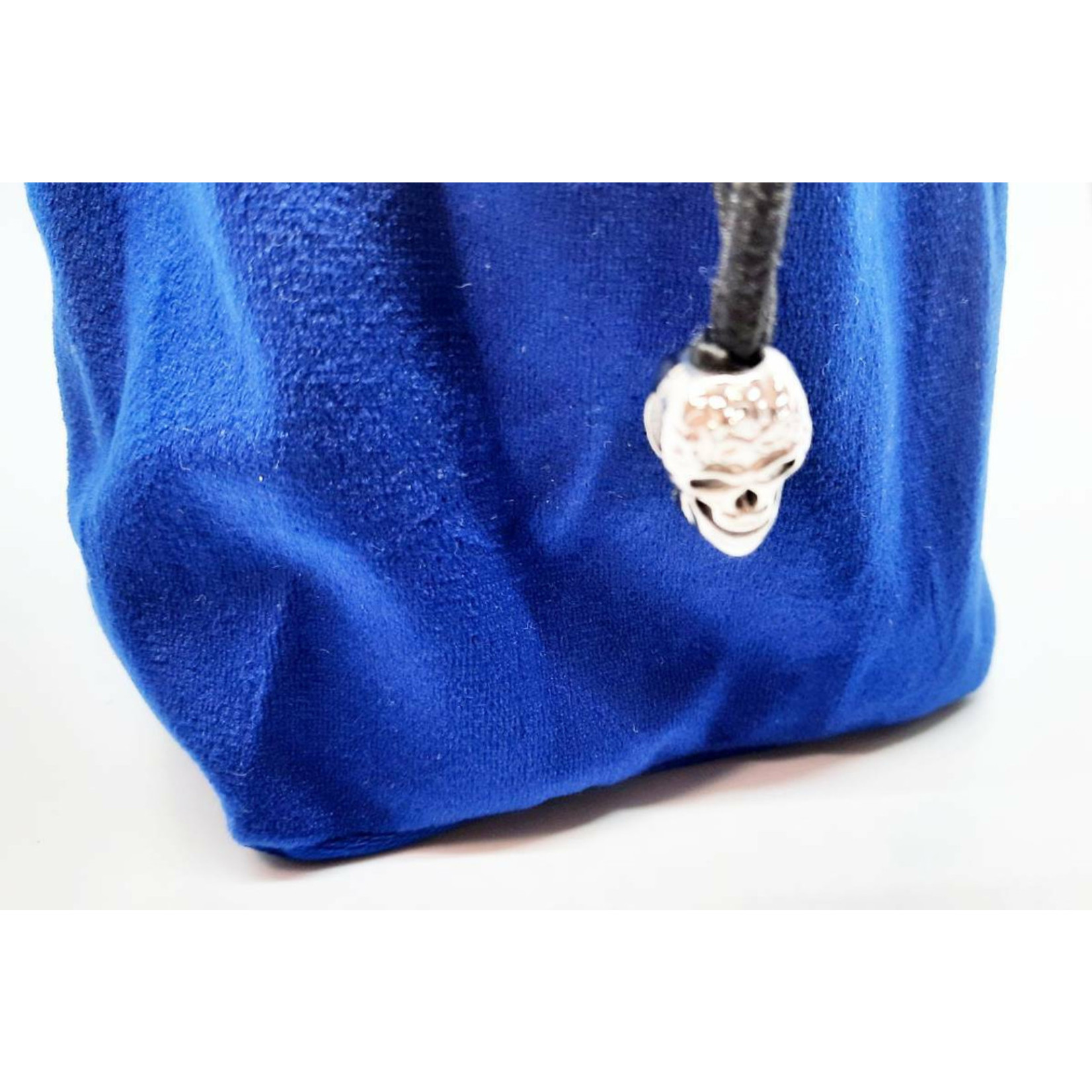 Old School Bag of Many Pouches RPG DnD Dice Bag: Royal Blue