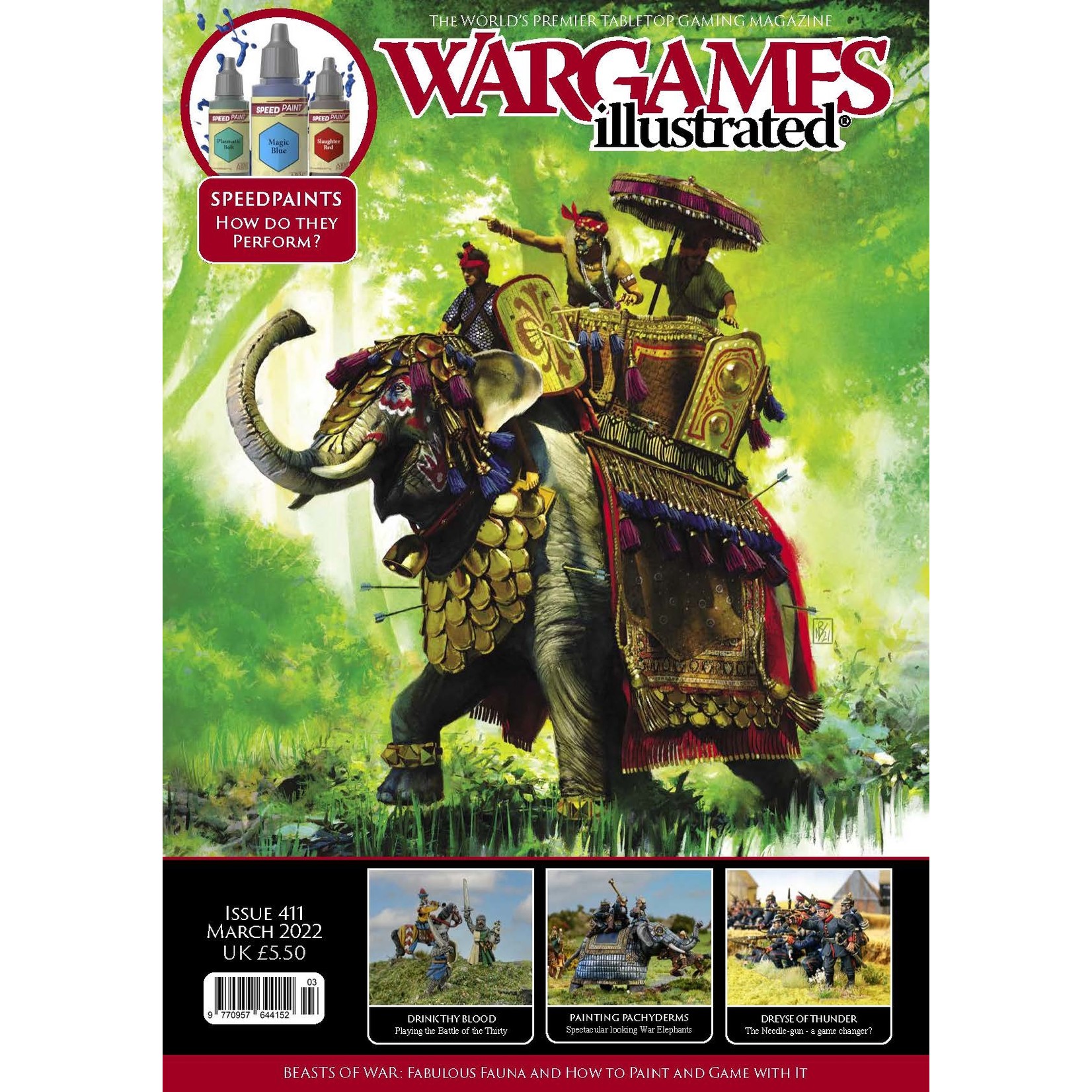 Warlord Games Wargames Illustrated Magazine #411 (March 2022)