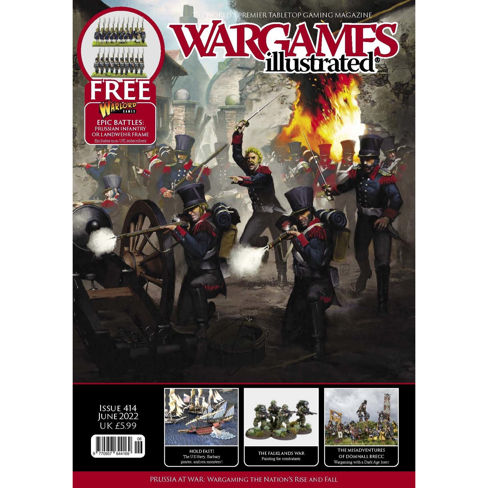 Warlord Games Wargames Illustrated Magazine #414 (June 2022)
