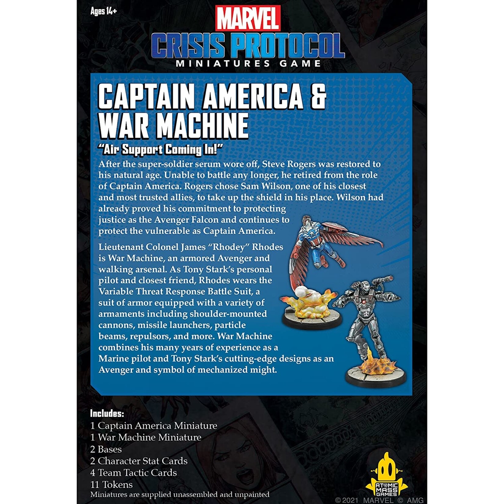 Atomic Mass Games Marvel: Crisis Protocol - Captain America & War Machine