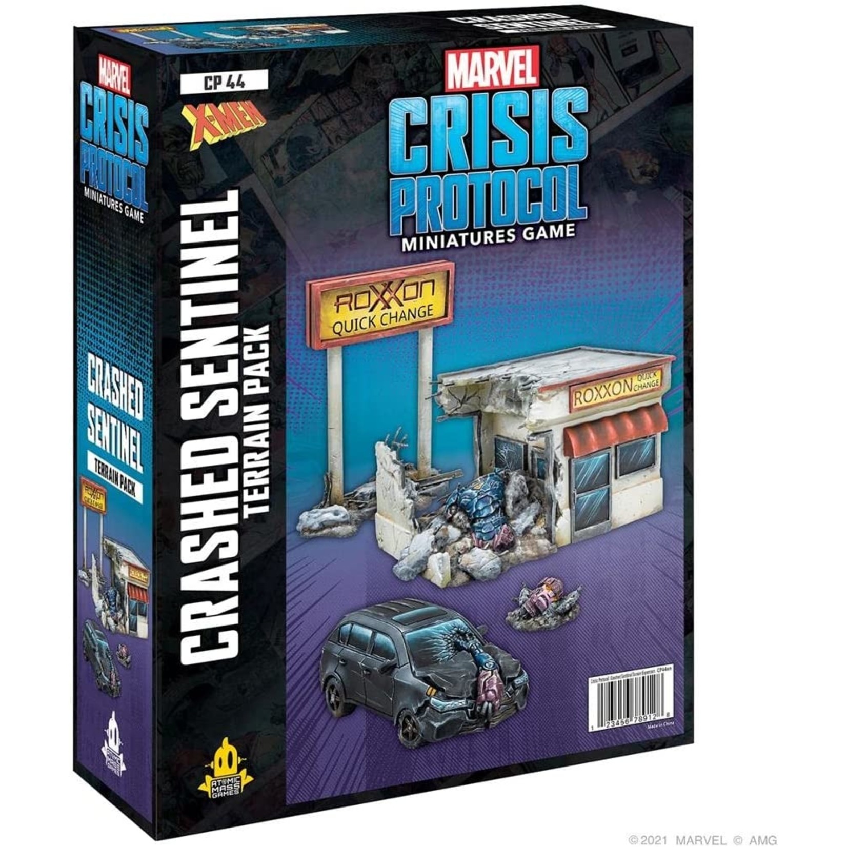 Atomic Mass Games Marvel: Crisis Protocol - Crashed Sentinel Terrain Pack
