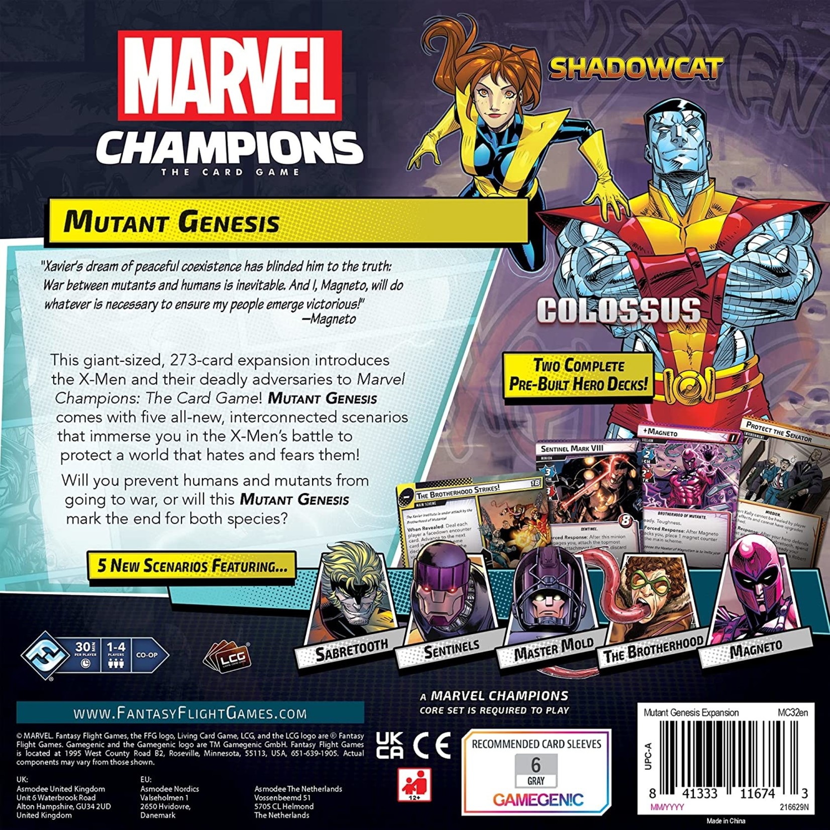 Fantasy Flight Games Marvel Champions: Mutant Genesis Expansion