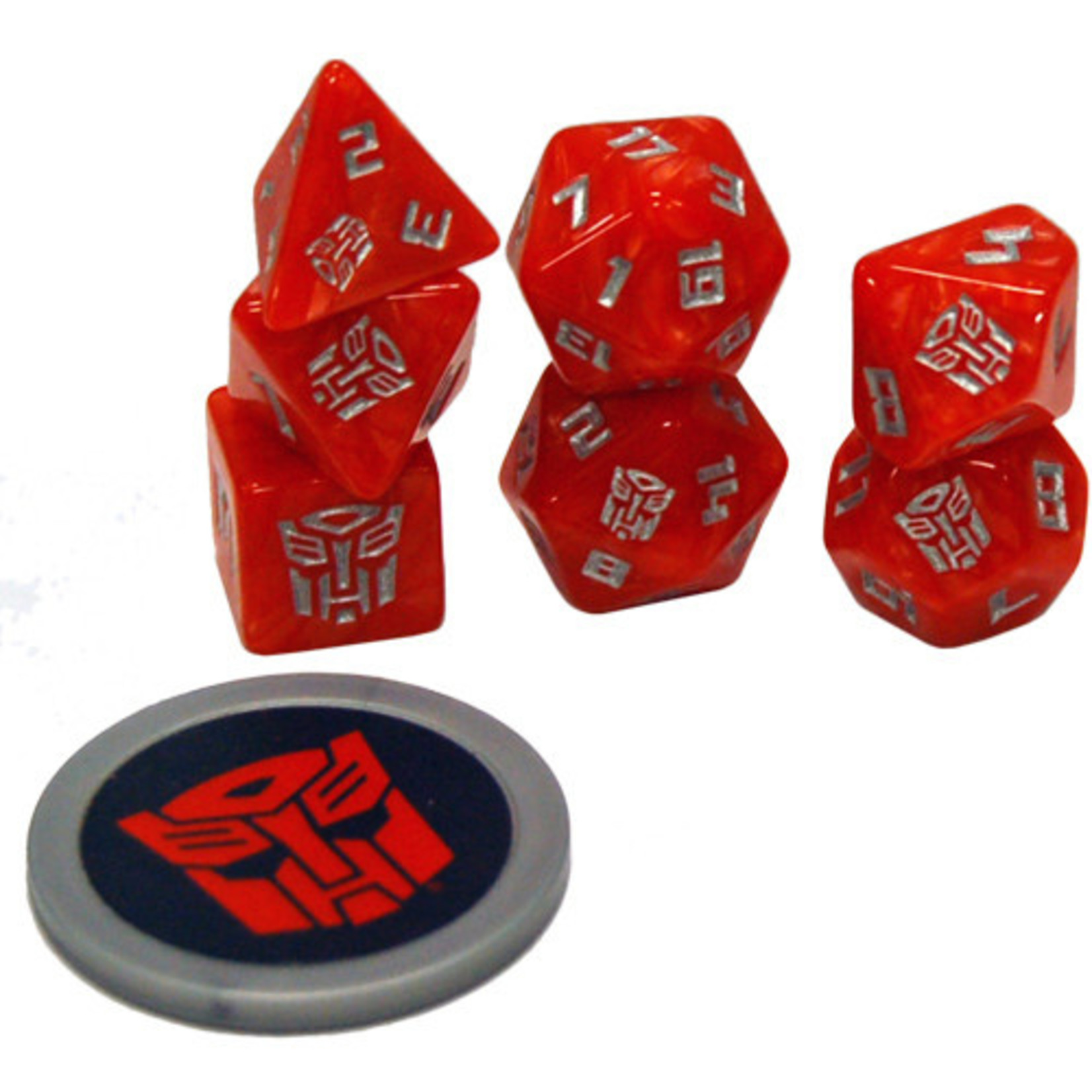 PRZEDSPRZEDAŻ] Transformers Roleplaying Game Decepticon Dice Set  RPG  według wydawców \ R \ Renegade Game Studios RPG po angielsku \ T \  Transformers RPG Transformers Kategorie \ Akcja Kategorie \ Mechy i duże  roboty Kategorie \ Sci Fi