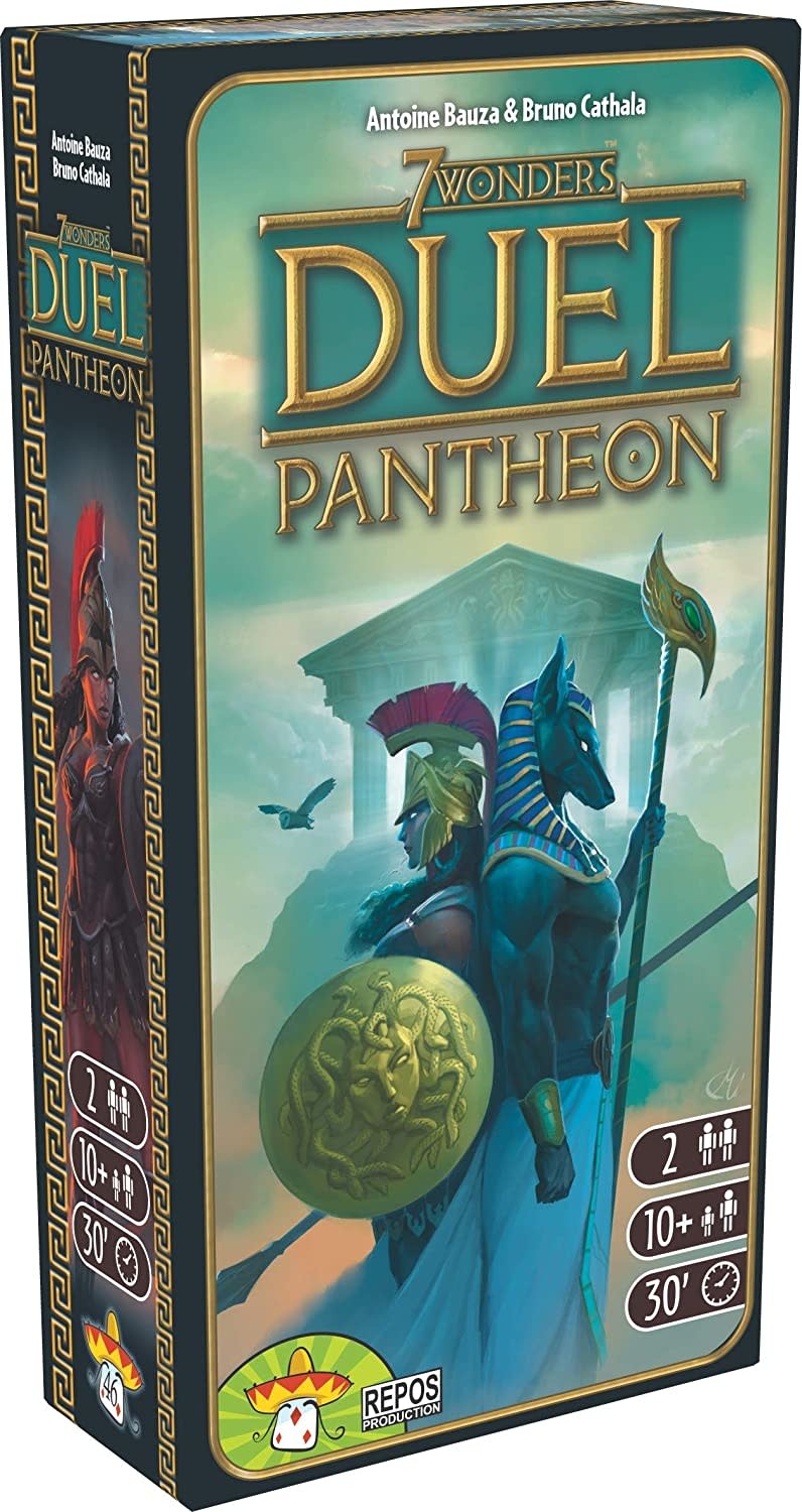 7 Wonders Duel Strategy Board Game: Pantheon Expansion for