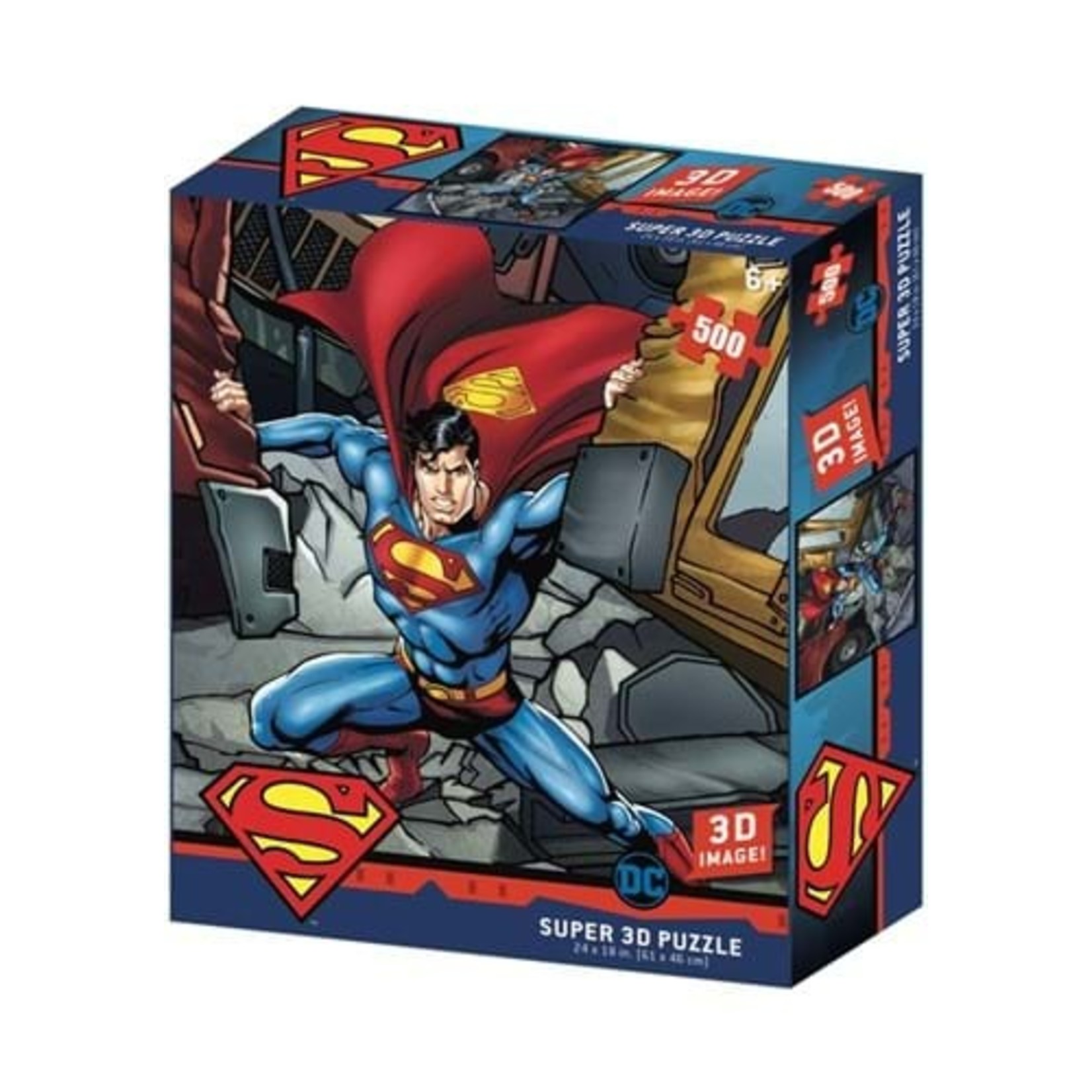 4D Brands International Lenticular 3D Puzzle DC Superman Strength