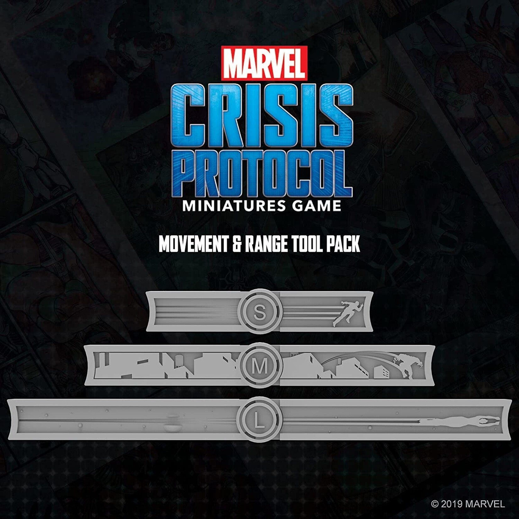 Atomic Mass Games Marvel: Crisis Protocol - Movement & Range Tool Pack