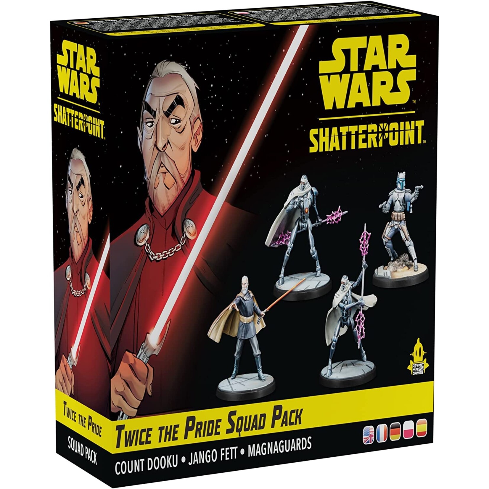 Atomic Mass Games STAR WARS: SHATTERPOINT - TWICE THE PRIDE: COUNT DOOKU SQUAD PACK