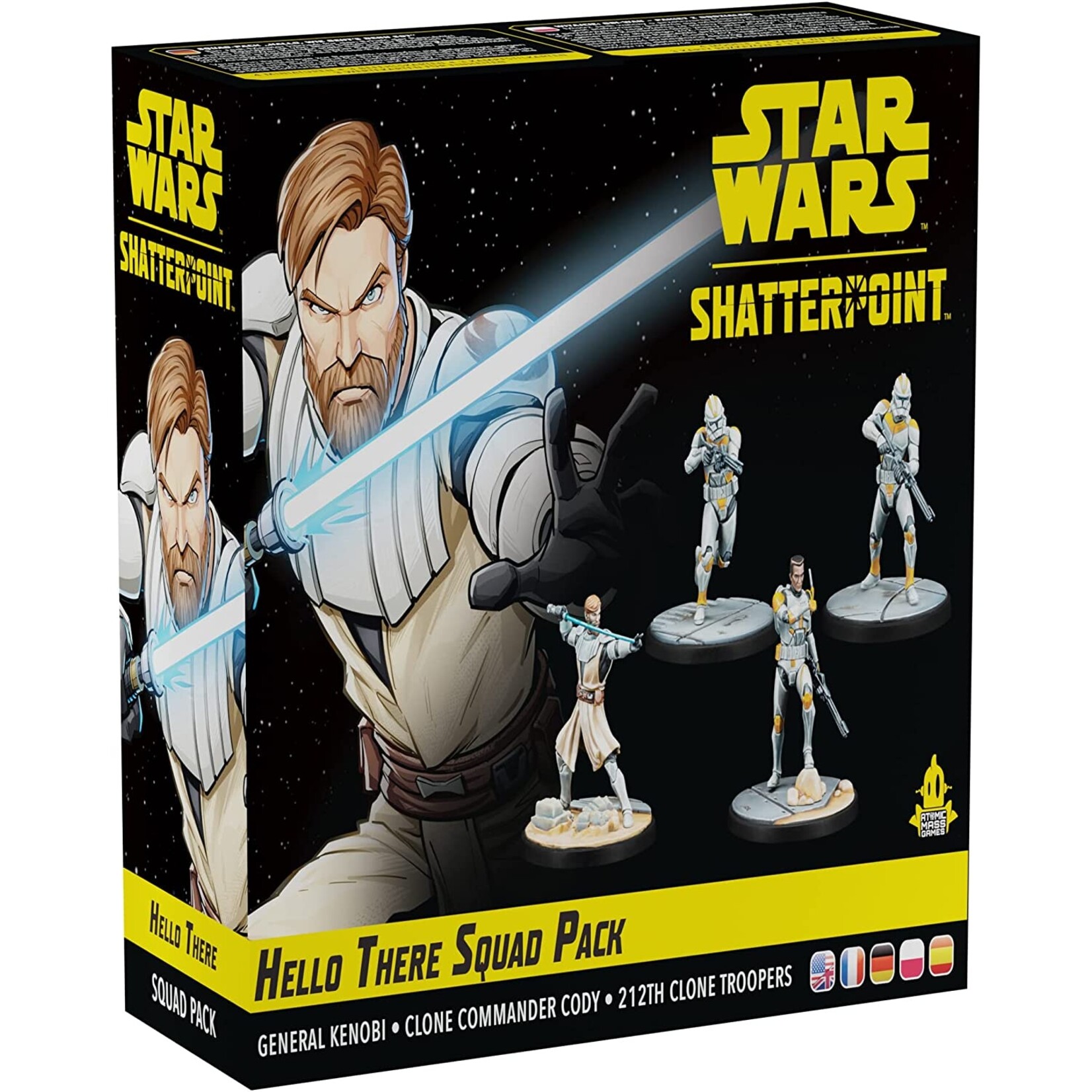 Atomic Mass Games STAR WARS: SHATTERPOINT - HELLO THERE: GENERAL OBI-WAN KENOBI SQUAD PACK