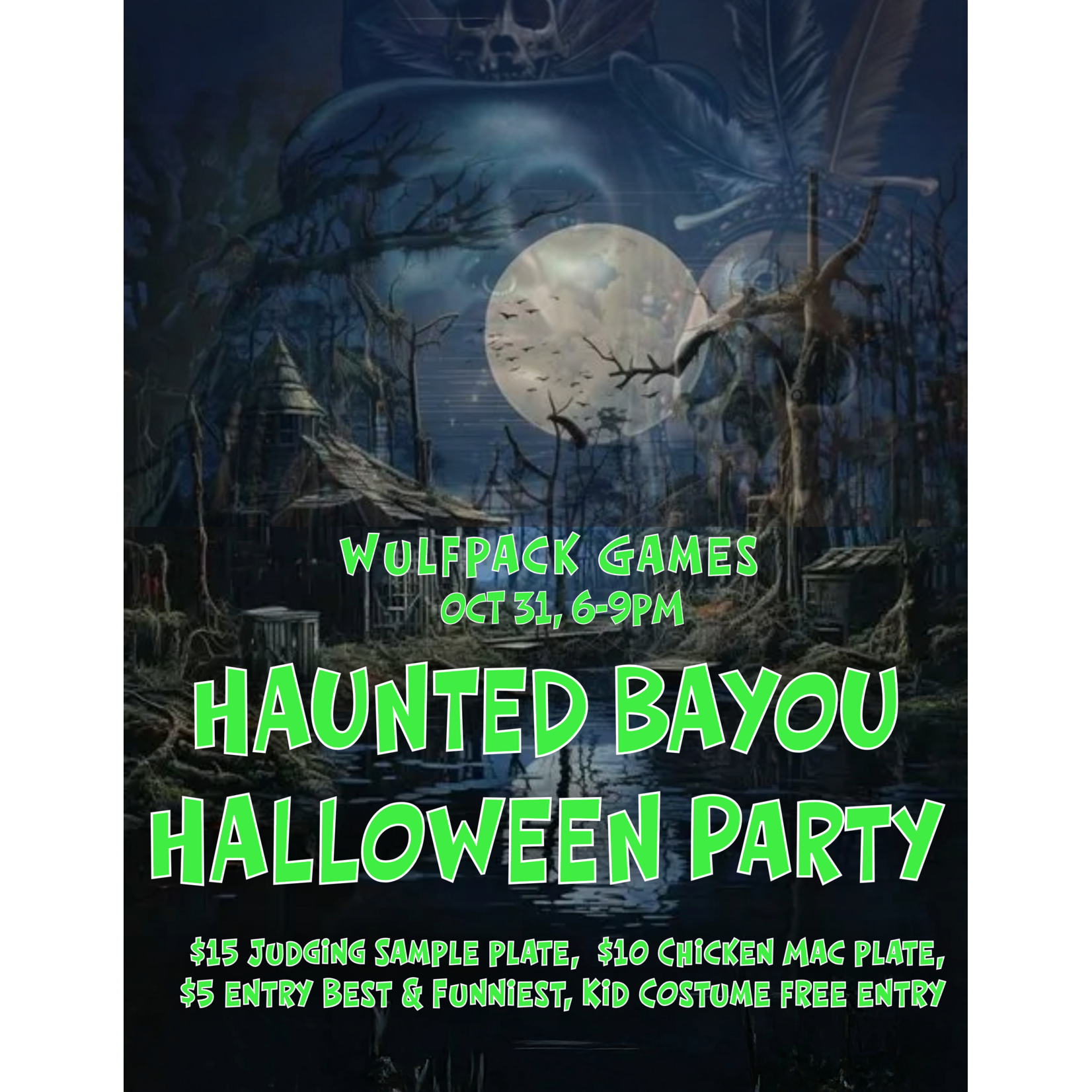 Dan Wulf Games Halloween Party Gumbo Cook-off Judge 2025