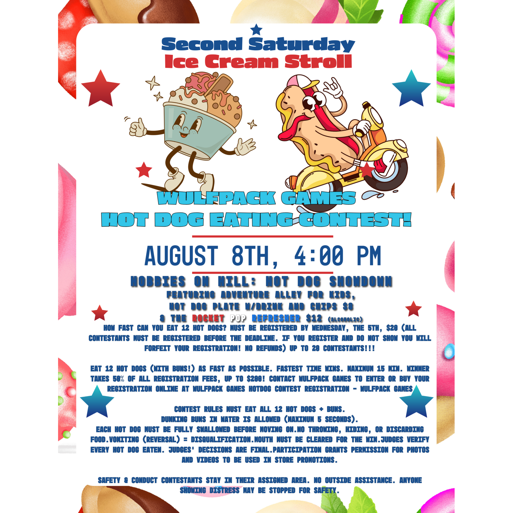 Wulfpack Games Hotdog Contest Registration
