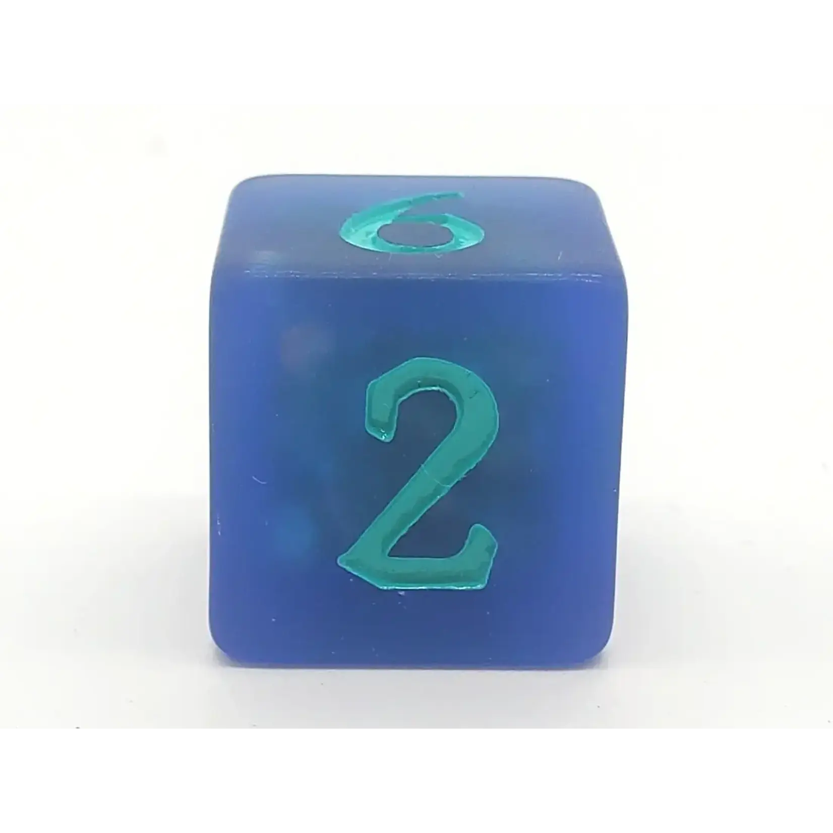 Old School Old School 7 Piece DnD RPG Dice Set: Infused - Frosted Firefly - Sapphire