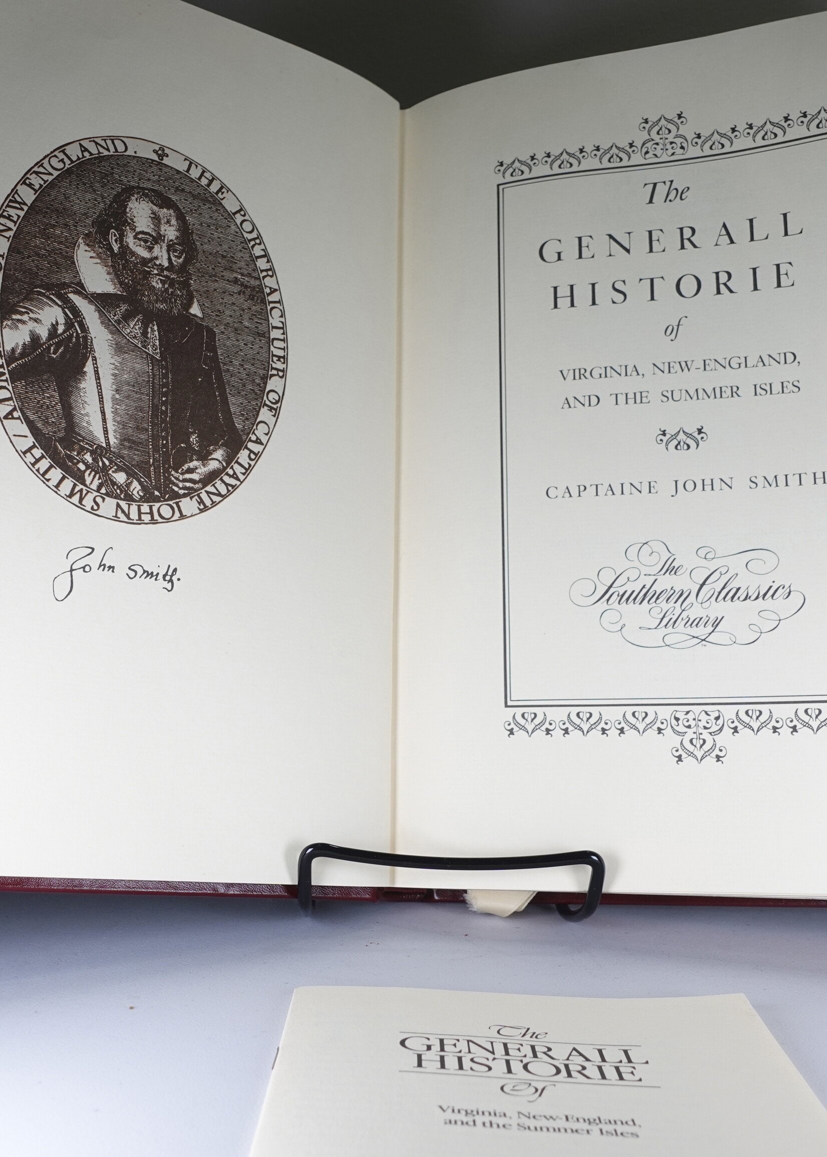 Southern Classics Library The Generall Historie of Virginia, New England, and the Summer Isles