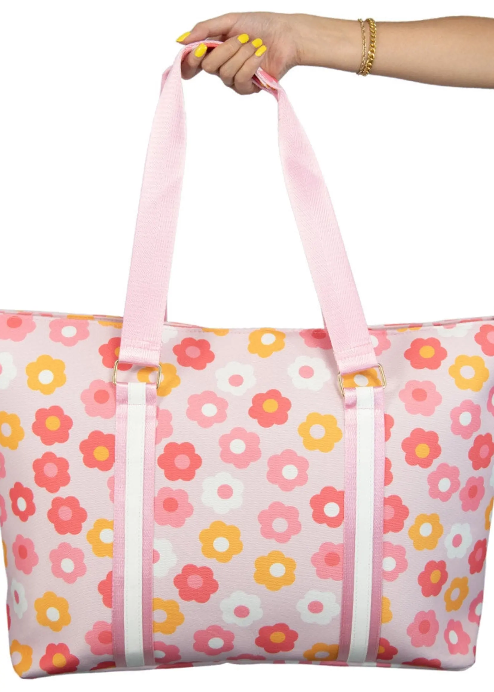 Groovy Flowers Tote Bag