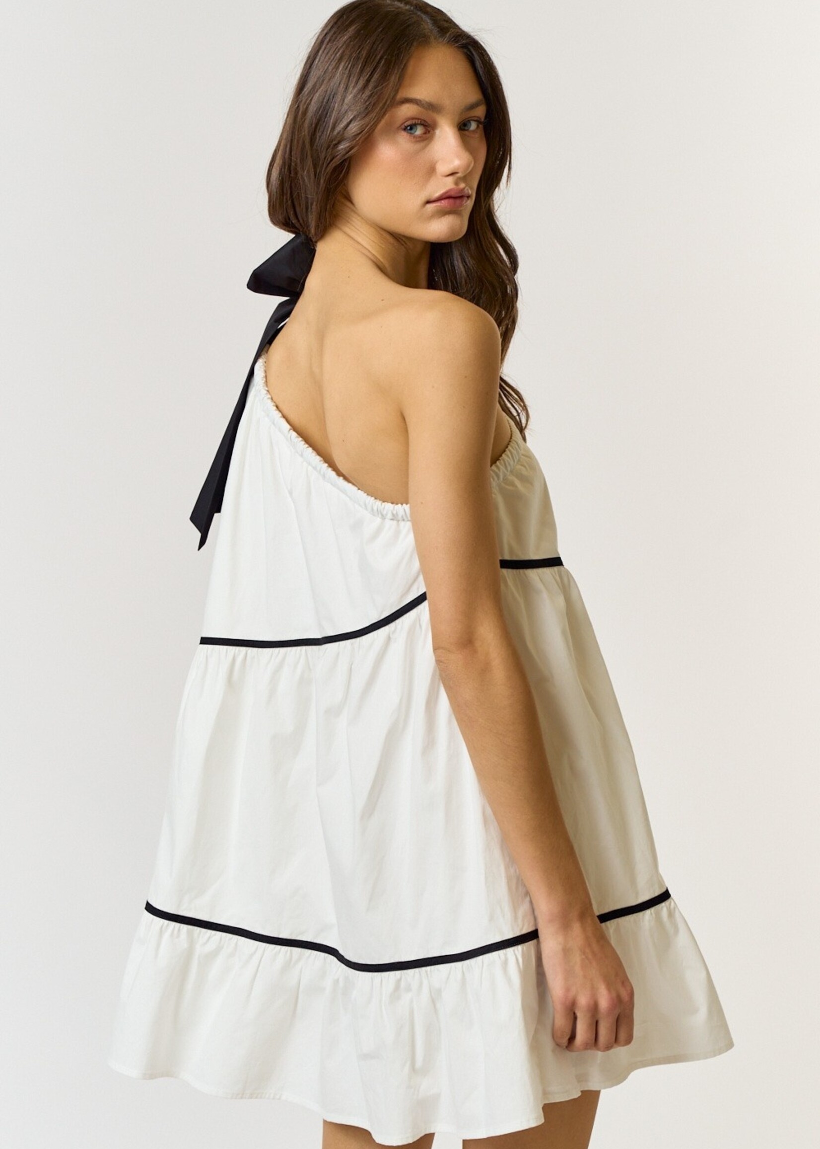 lake one shoulder dress