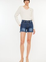 Kancan high rise fray hem shorts