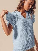 sallie blue top