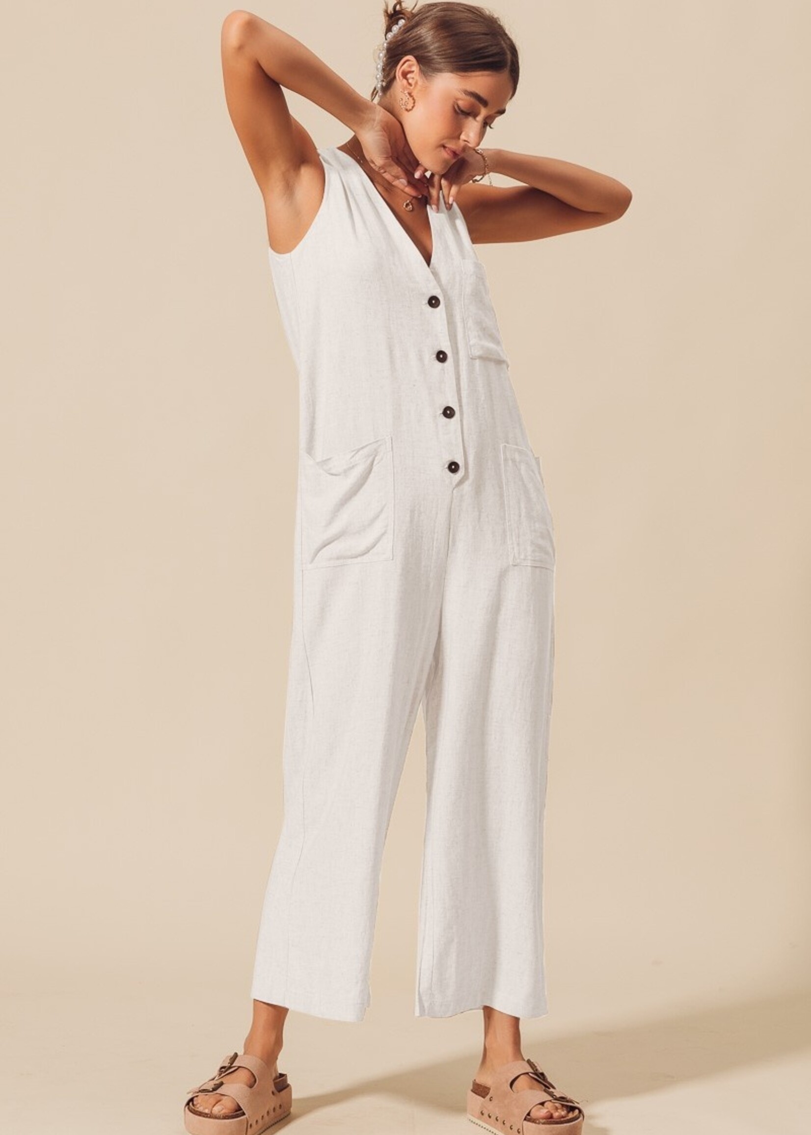 stella white overalls