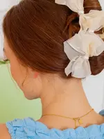 Bows 'n' Pearl Claw Clip