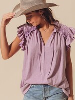 Stacey lavender top