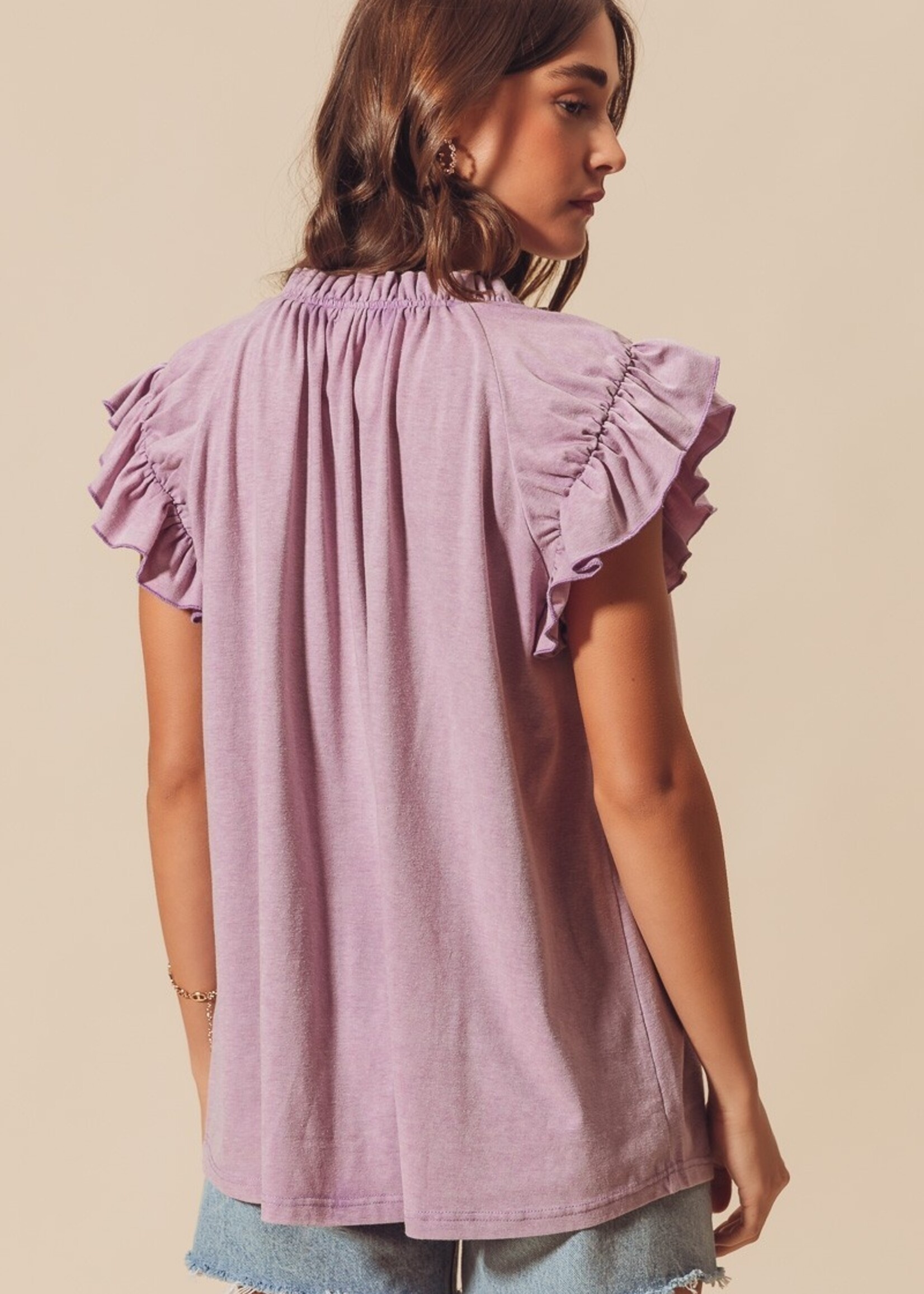 Stacey lavender top